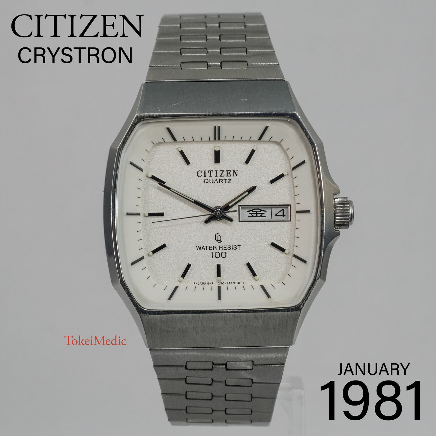 1981 Citizen Crystron Quartz 4-213360TA