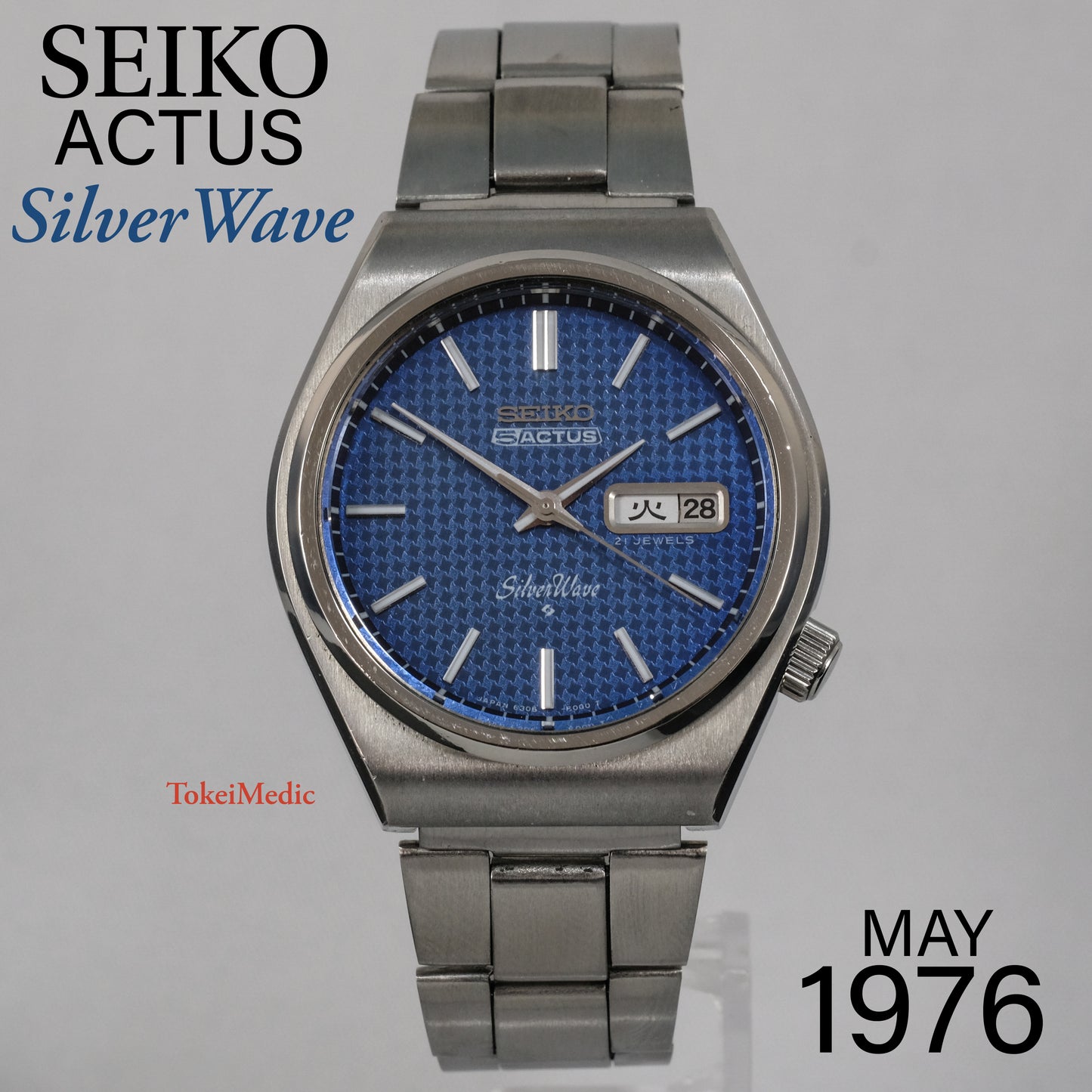 1976 Seiko Actus SilverWave 6306-8010
