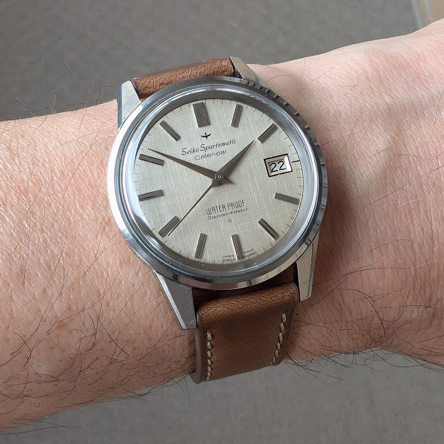 1963 Seiko Sportsmatic Calendar J13057