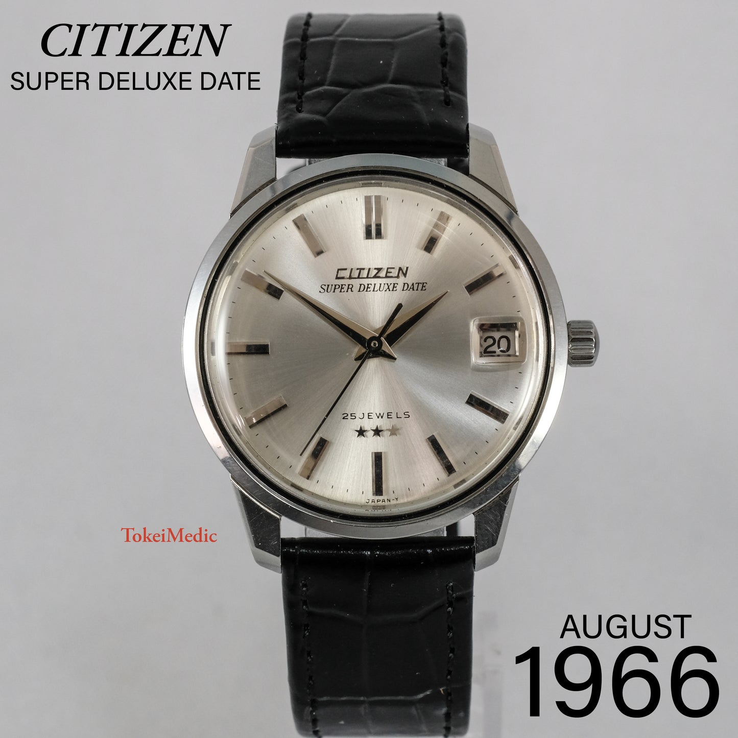 1966 Citizen Super Deluxe Date HODS 51302-Y