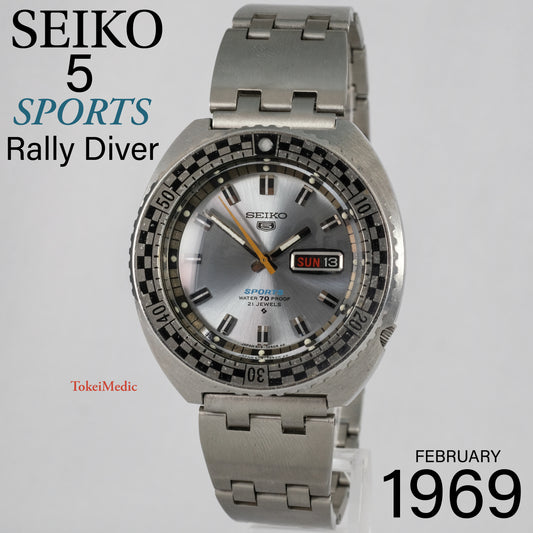 1969 Seiko 5 Sports Rally Diver 6119-7170