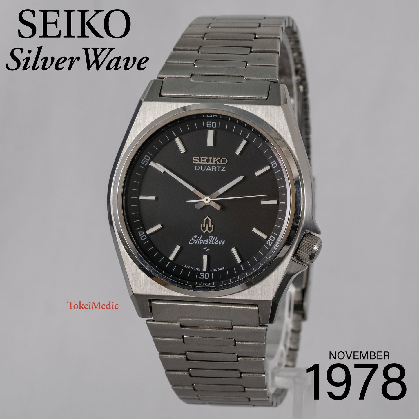 1978 Seiko Quartz SilverWave 7121-8020