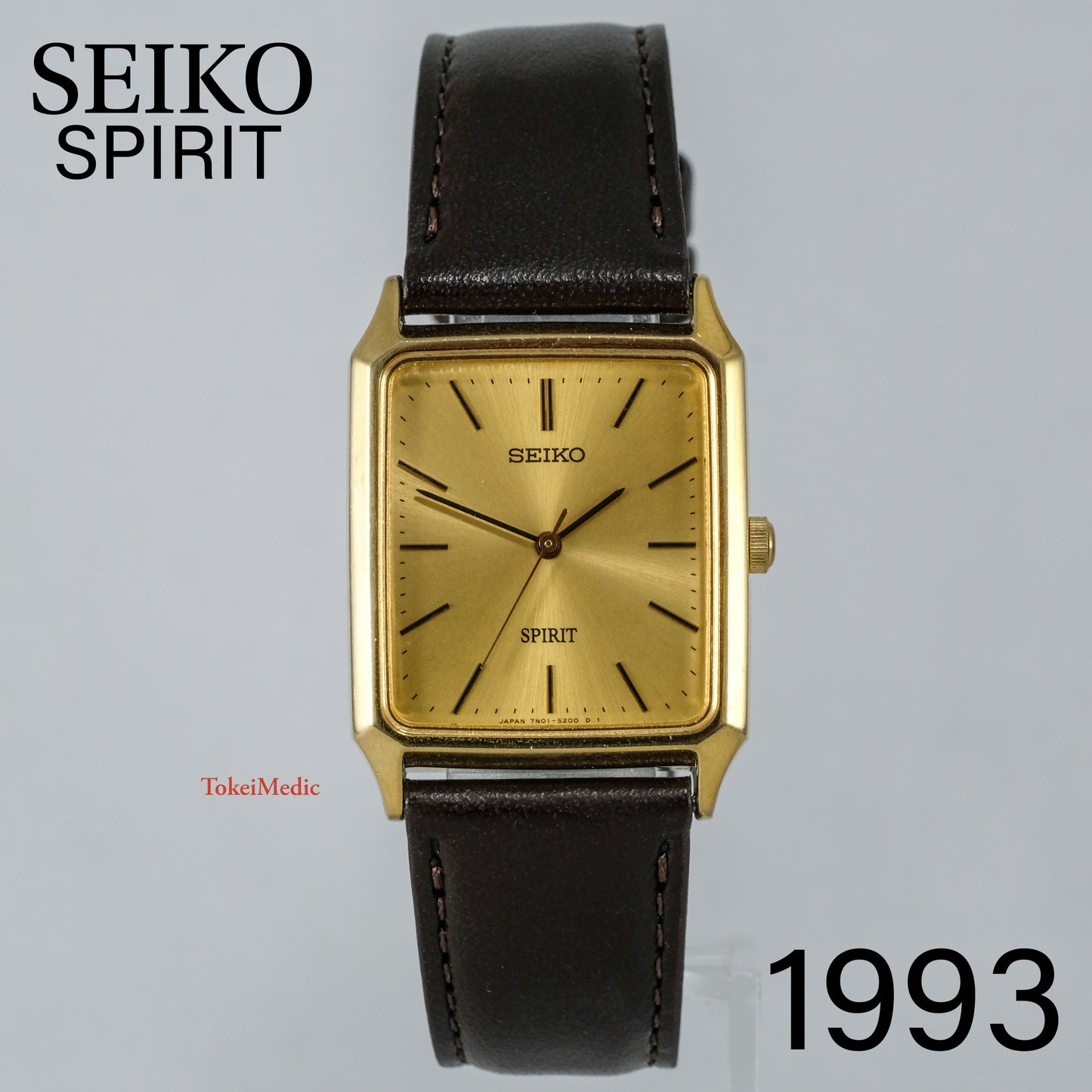1993 Seiko Spirit 7N01-5180 (pair watch)