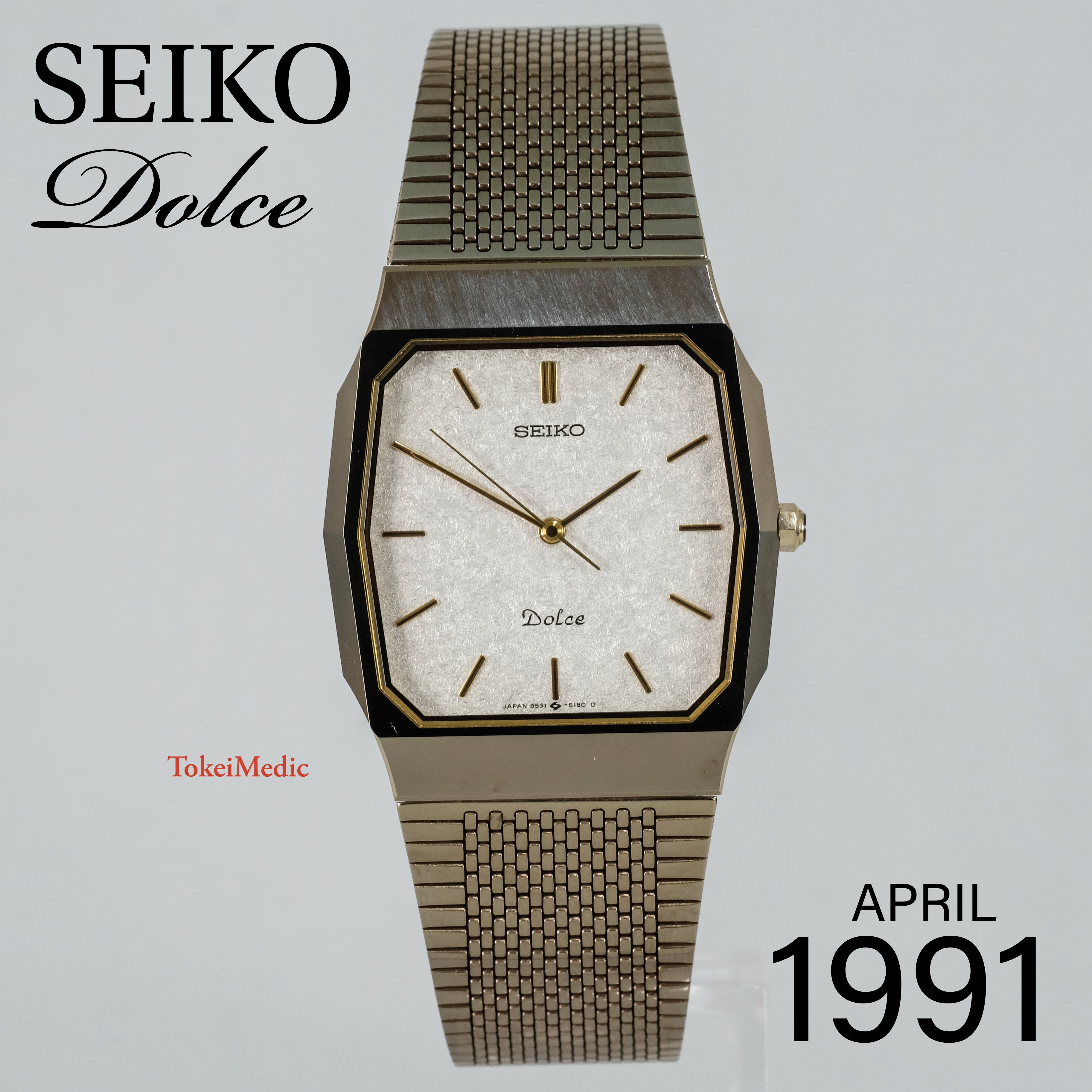 稼働 SEIKO Dolce 腕時計 アンティーク SGP バングル 1809 稼働 SEIKO Dolce 腕時計 アンティーク SGP バングル 1809