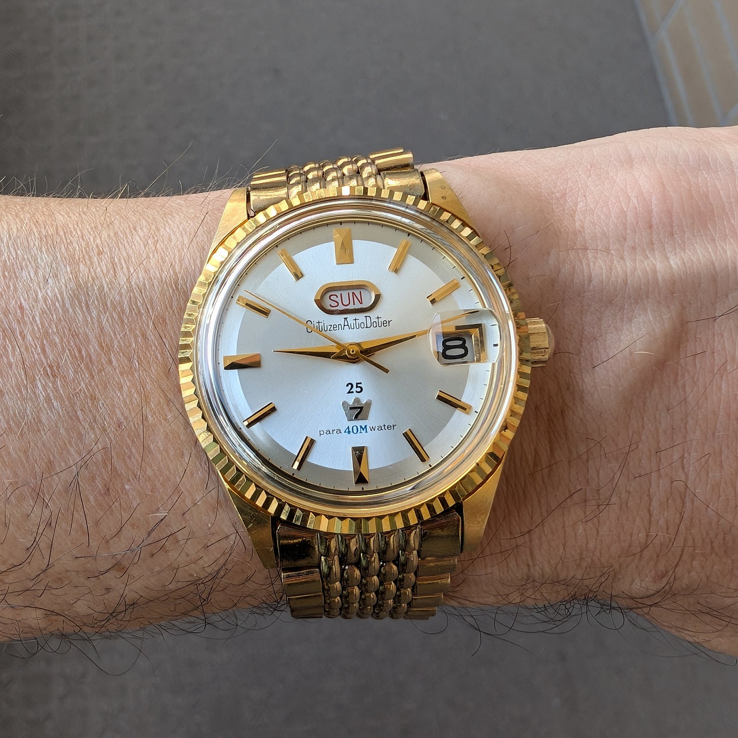 1965 Citizen Auto Dater Jet ADSG 51302-Y