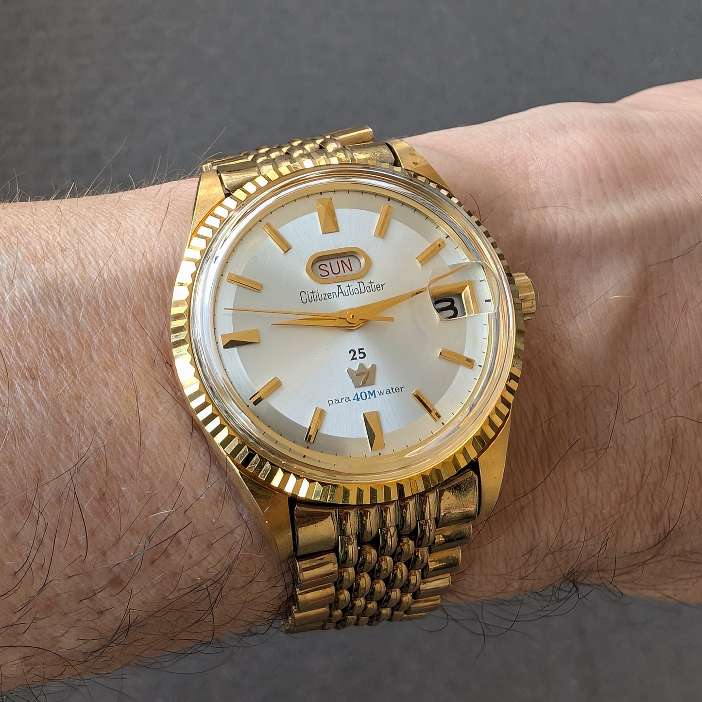 1965 Citizen Auto Dater Jet ADSG 51302-Y