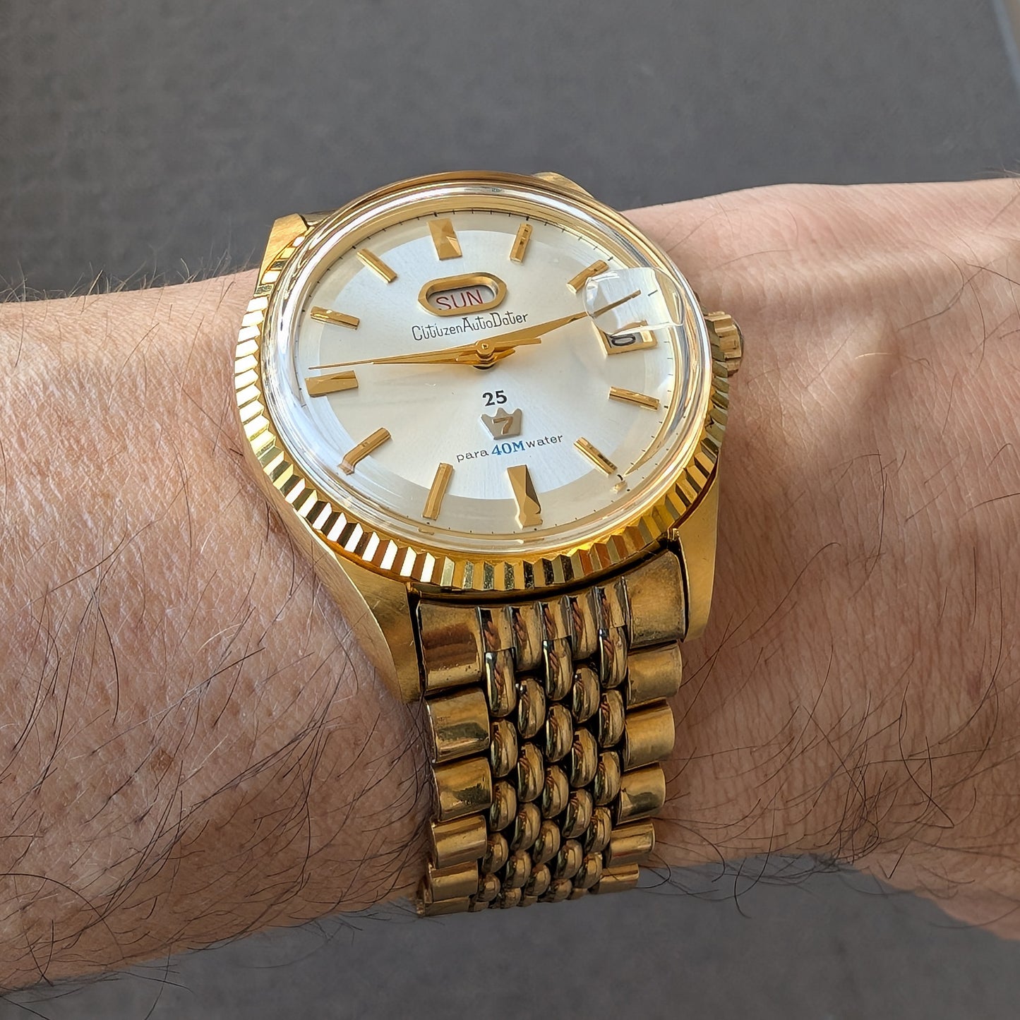 1965 Citizen Auto Dater Jet ADSG 51302-Y