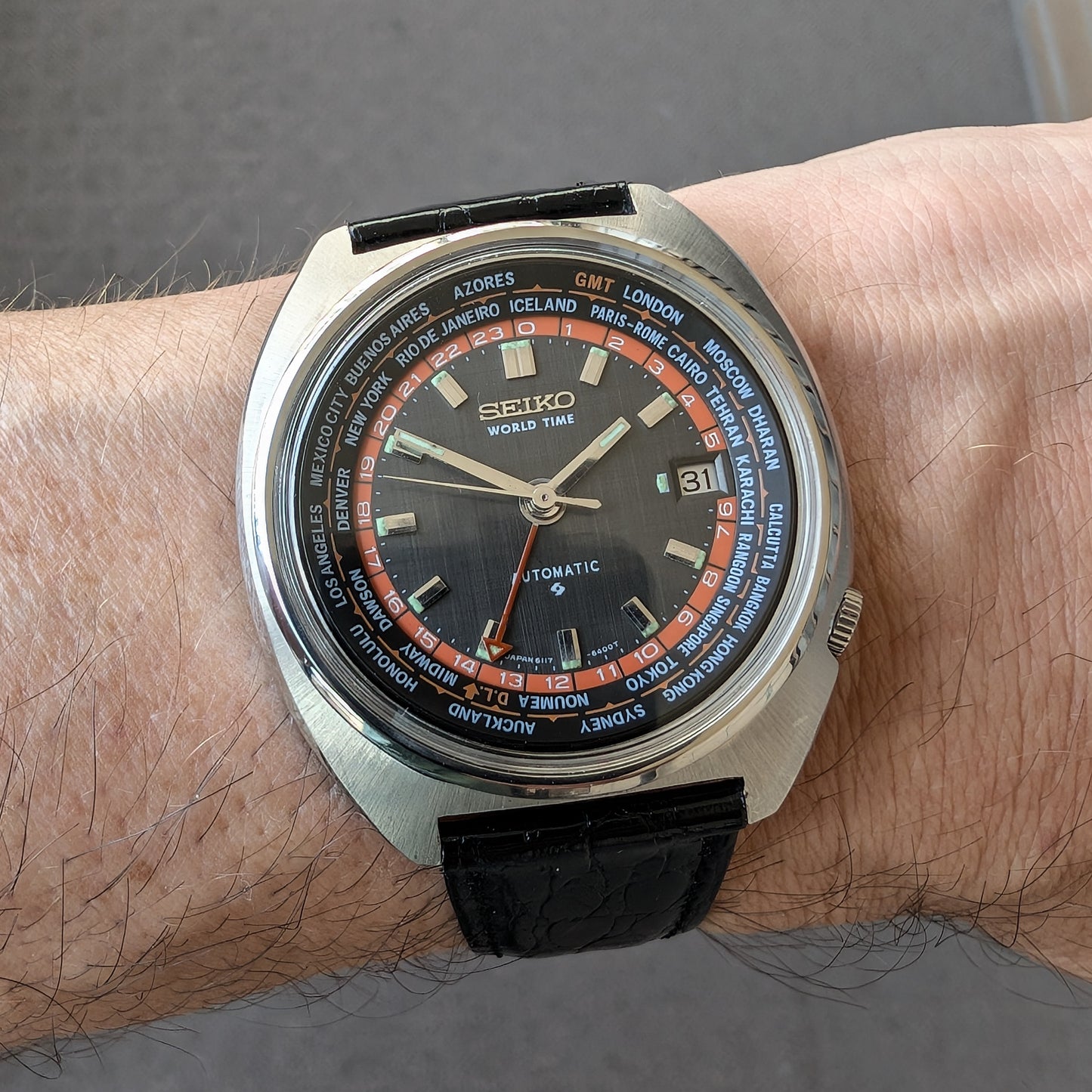 1971 Seiko World Time 6117-6400