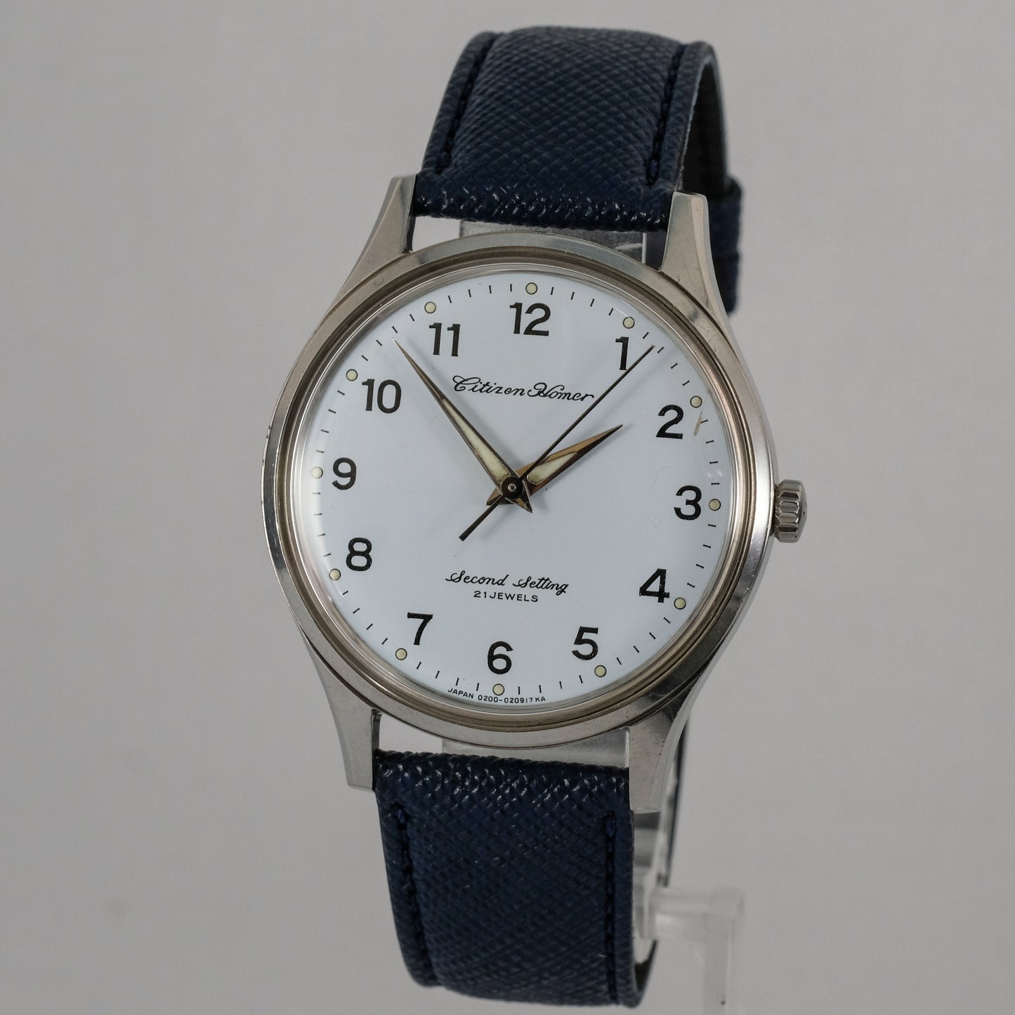 1979 Citizen Homer Second Setting Japan National Railway Watch