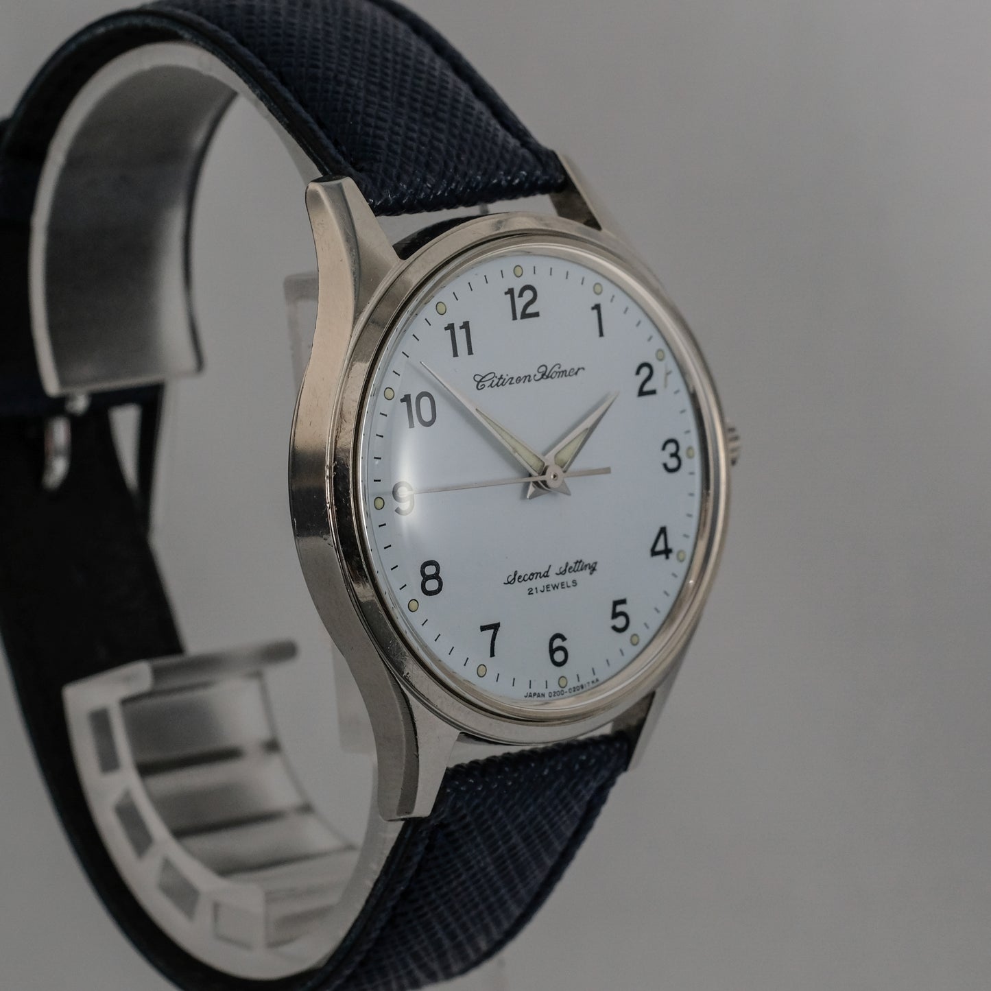 1979 Citizen Homer Second Setting Japan National Railway Watch