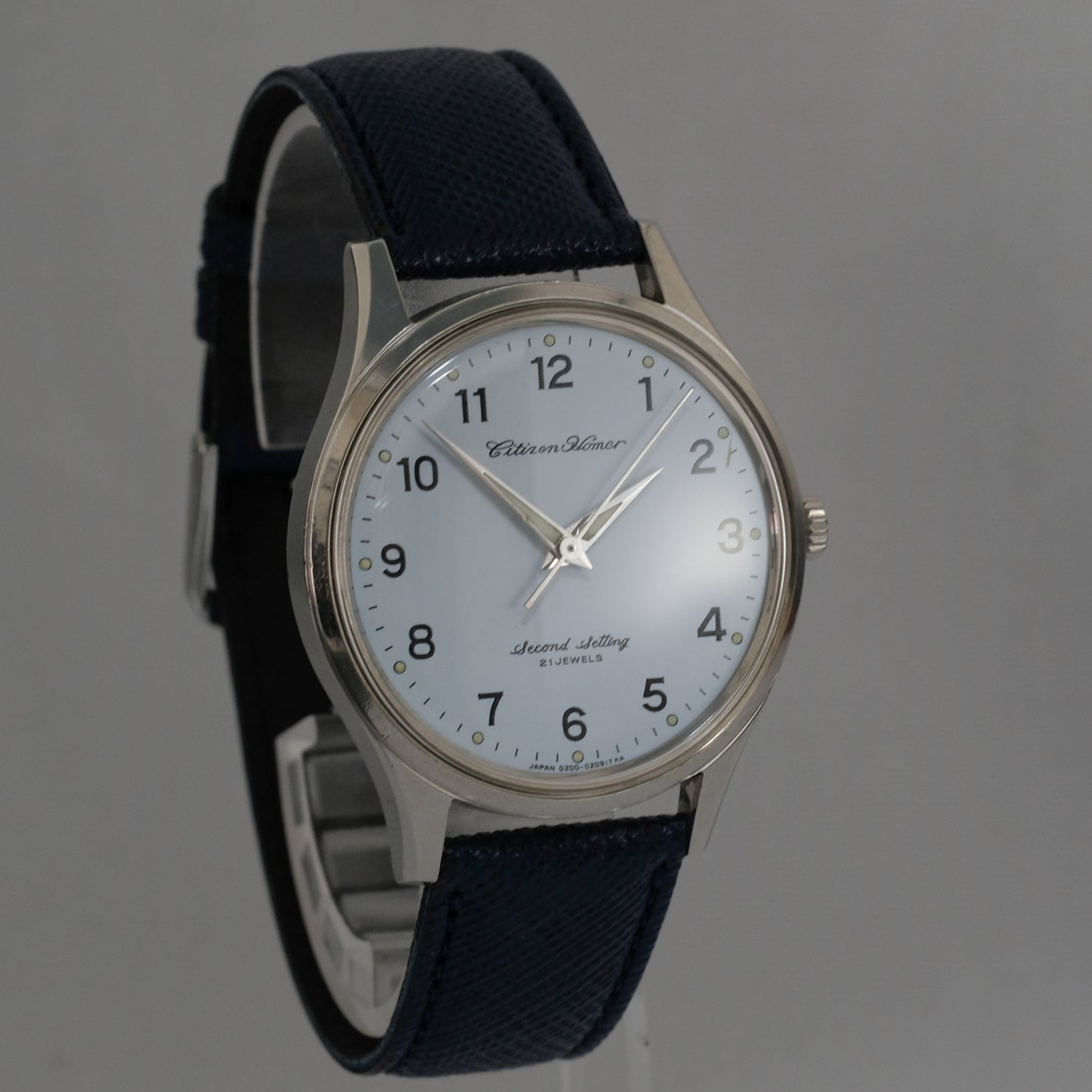 1979 Citizen Homer Second Setting Japan National Railway Watch