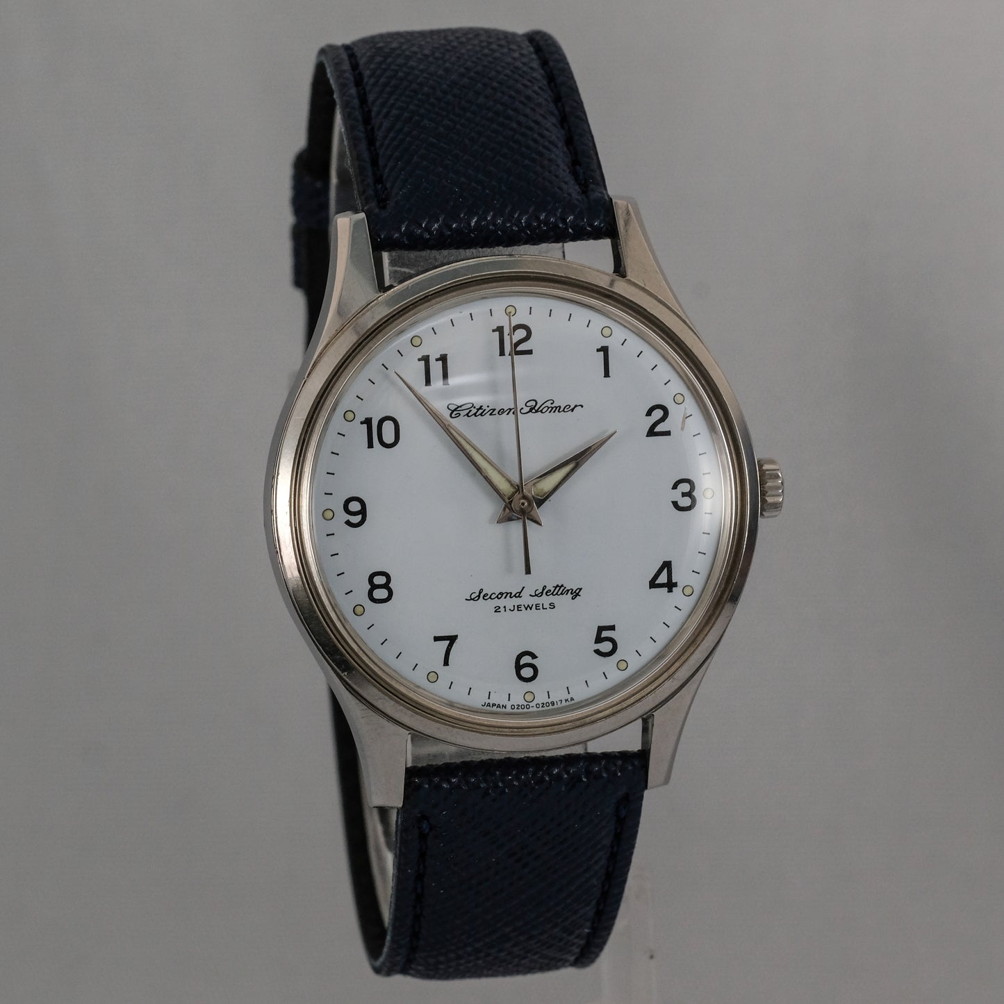 1979 Citizen Homer Second Setting Japan National Railway Watch