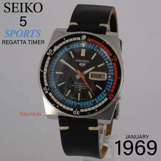 1969 Seiko 5 Sports Regatta Timer 6119-6050