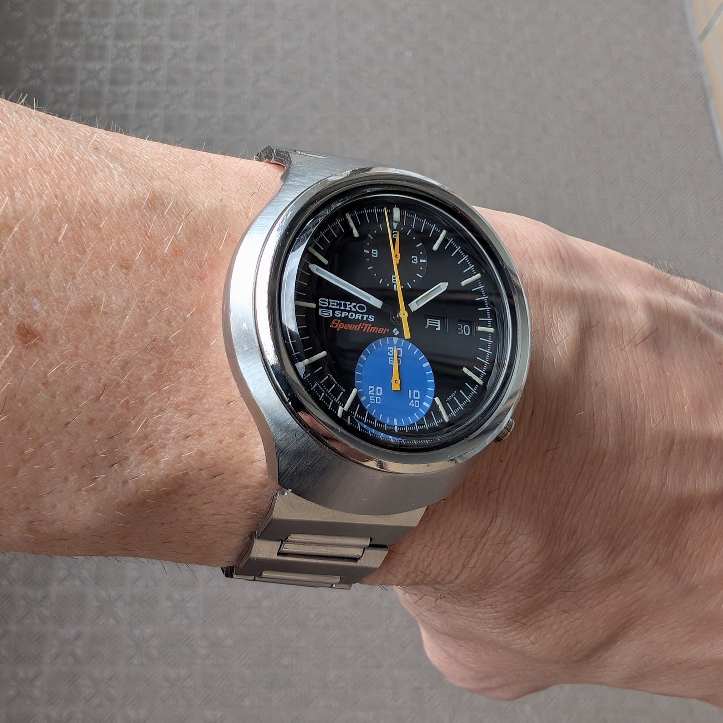 1971 Seiko 5 Sports SpeedTimer, Tokei Zara" 6138-0020