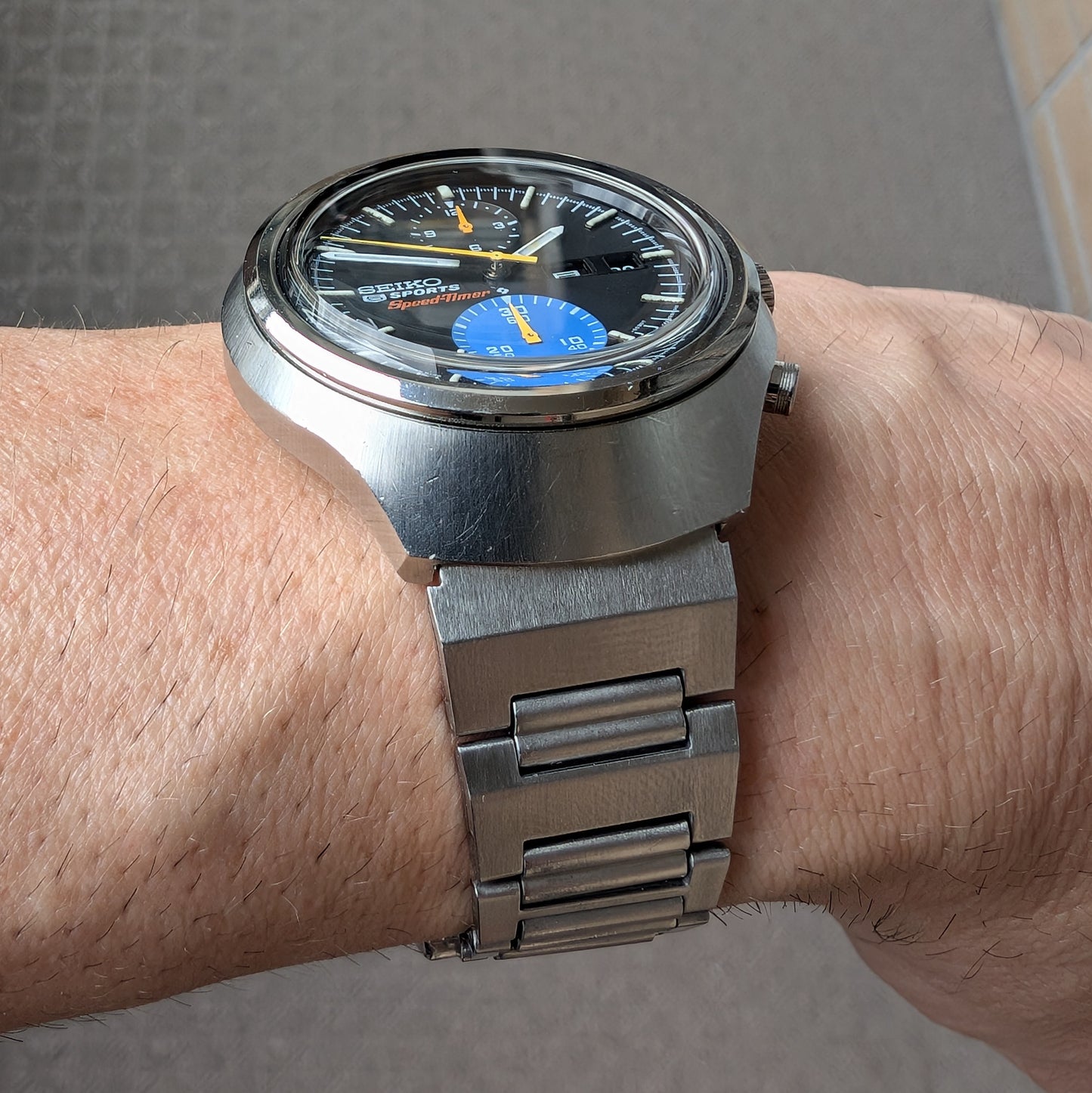 1971 Seiko 5 Sports SpeedTimer, Tokei Zara" 6138-0020