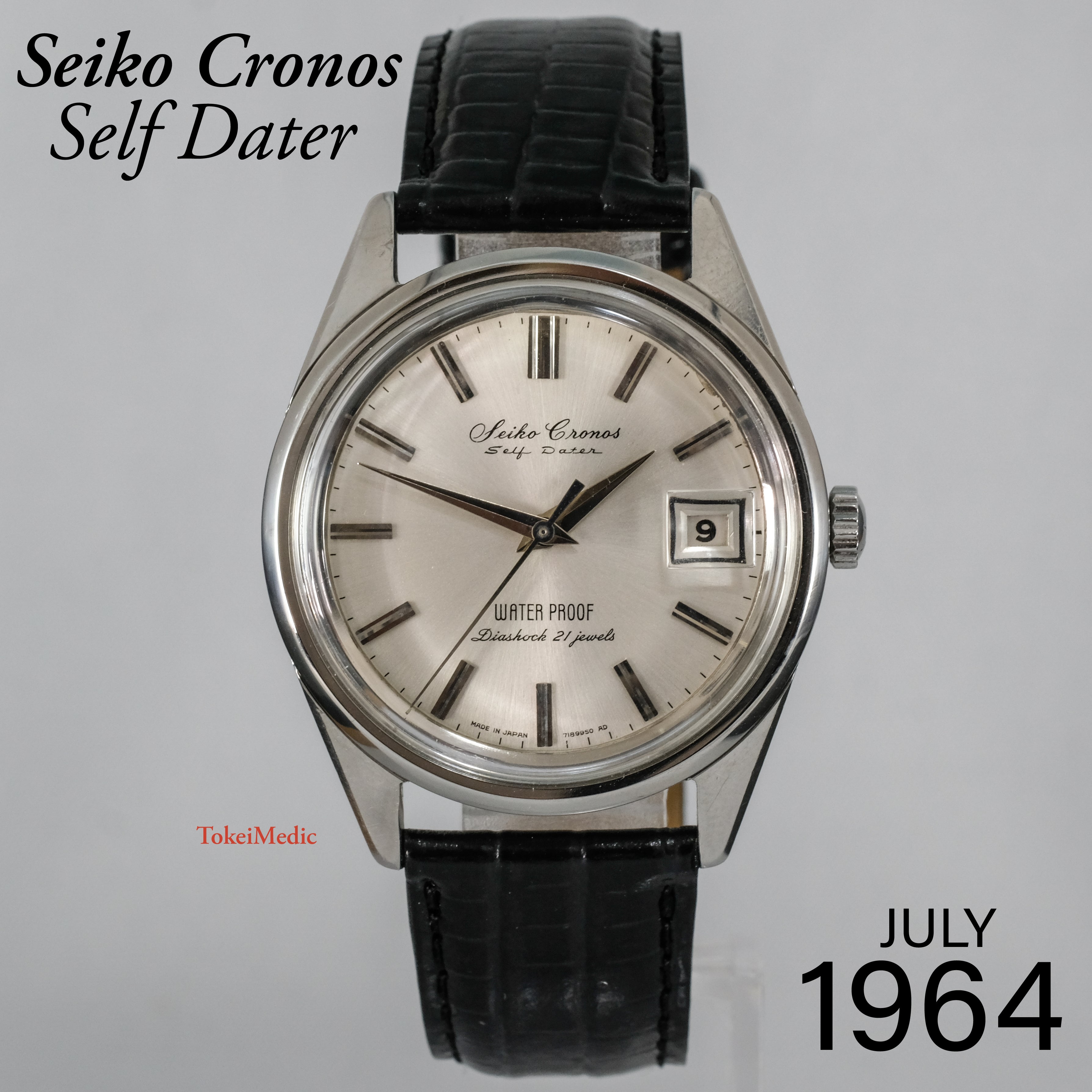 1964 Seiko Cronos Self Dater 718990 – TokeiMedic