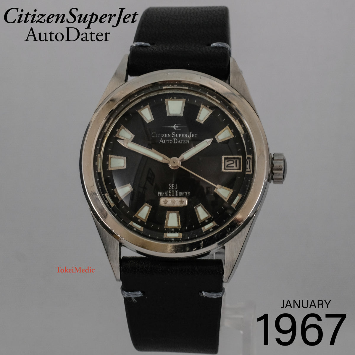 1967 Citizen Super Jet Auto Dater SADS51202-Y – TokeiMedic