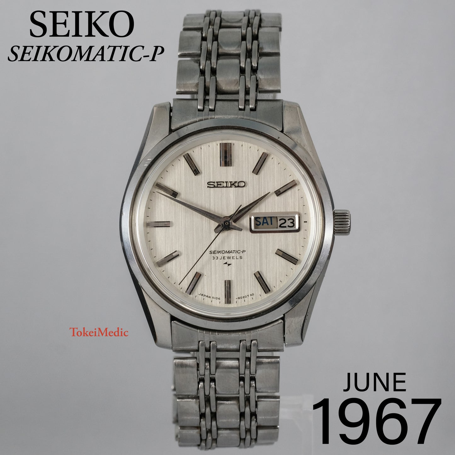 1967 Seiko Seikomatic-P 5106-8010