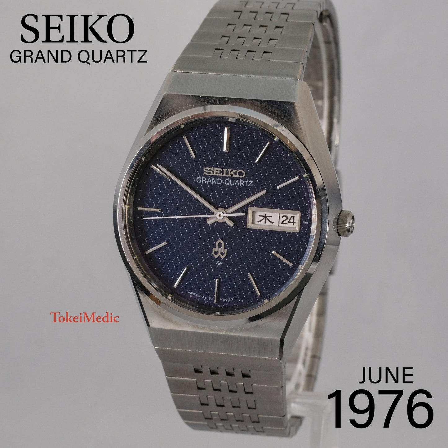 1976 Seiko Grand Quartz 4843-8050