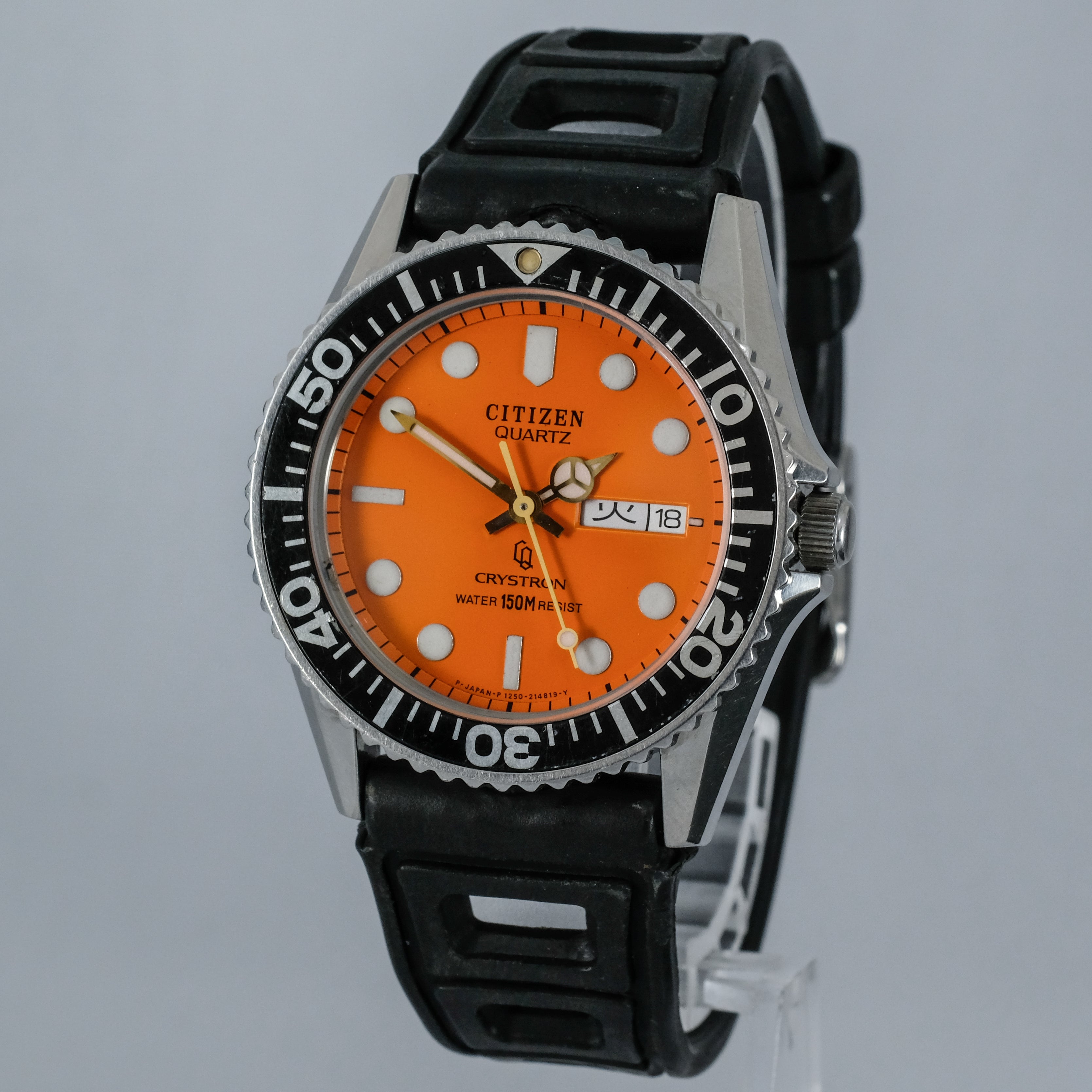 1981 Citizen Crystron Quartz Diver 4-212461Y – TokeiMedic