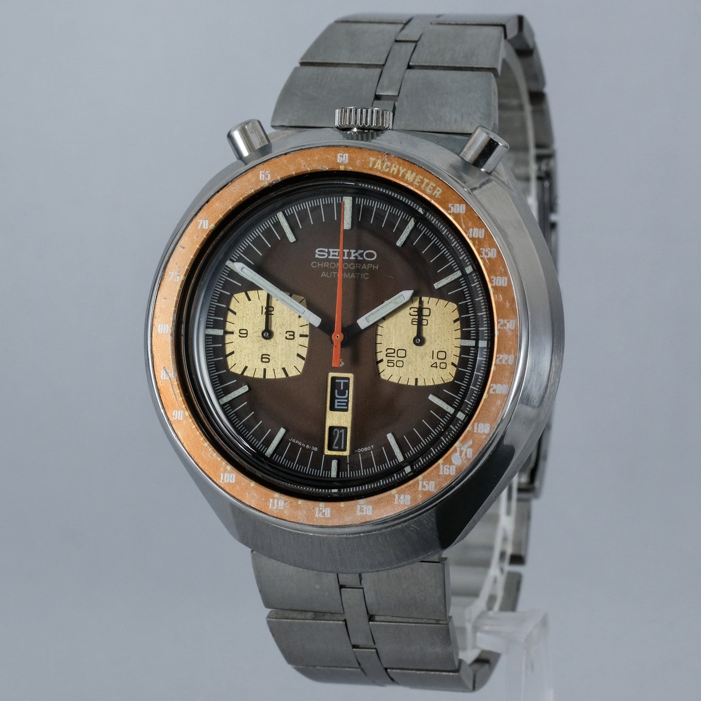 1976 Seiko "BullHead" SpeedTimer 6138-0040