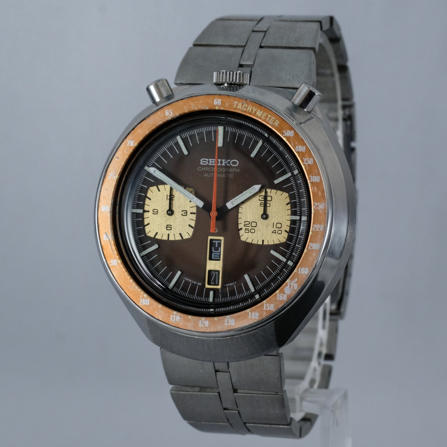 1976 Seiko "BullHead" SpeedTimer 6138-0040
