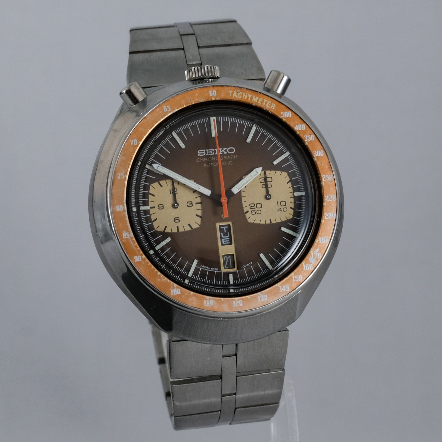 1976 Seiko "BullHead" SpeedTimer 6138-0040