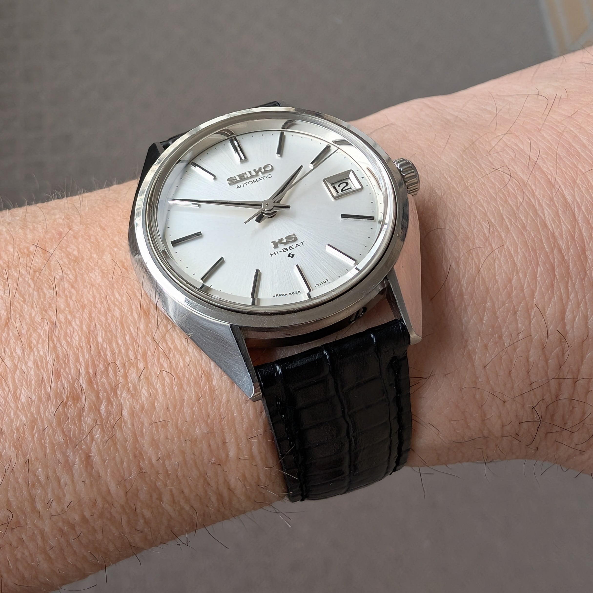 ✨SEIKO✨セイコー✨オートマティック✨KS✨5625-7110✨腕時計✨ セイコー 56キングセイコー 5625-7110 紺文字盤 自動巻 KSメダリオン