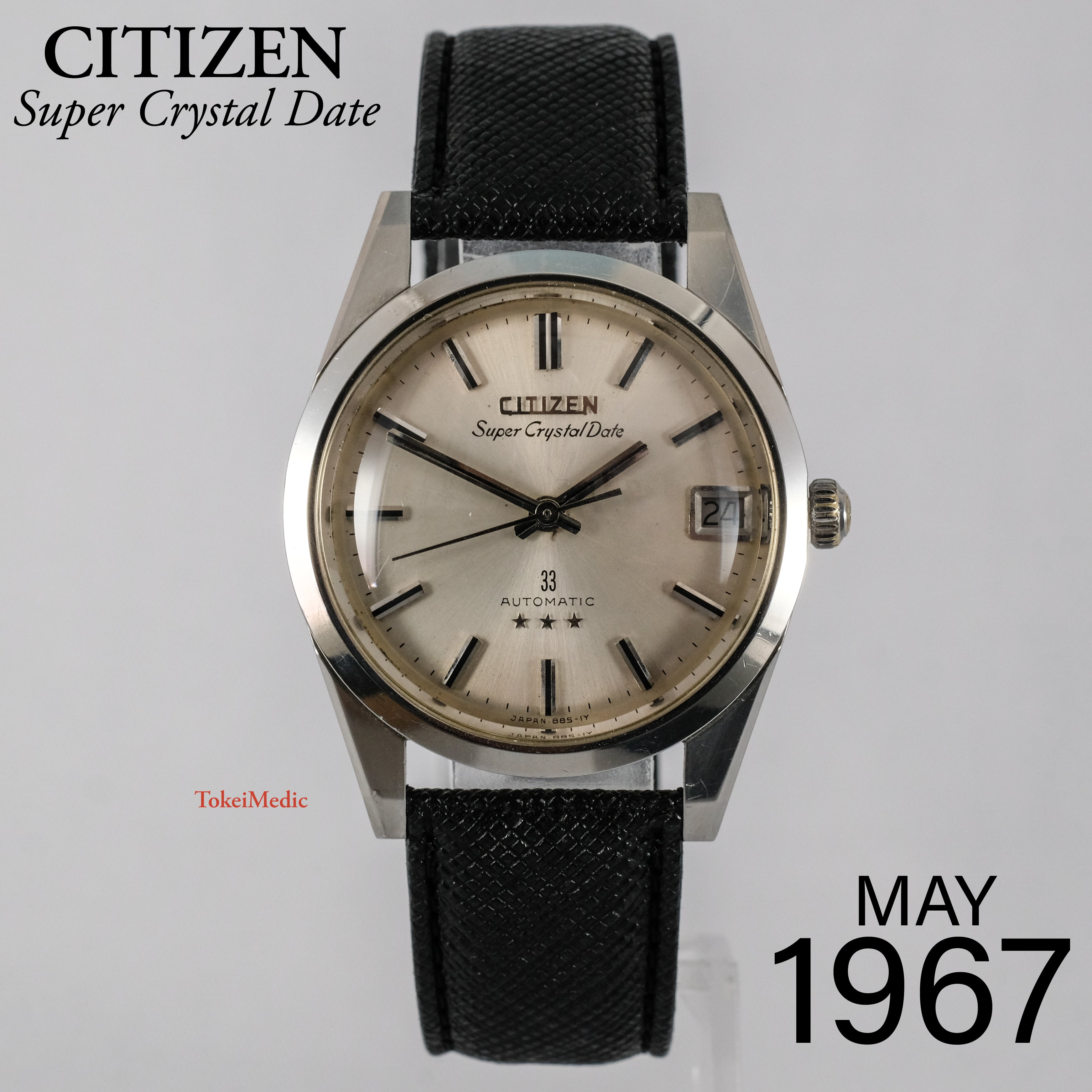 1967 Citizen Super Crystal Date AUDS2803-Y – TokeiMedic