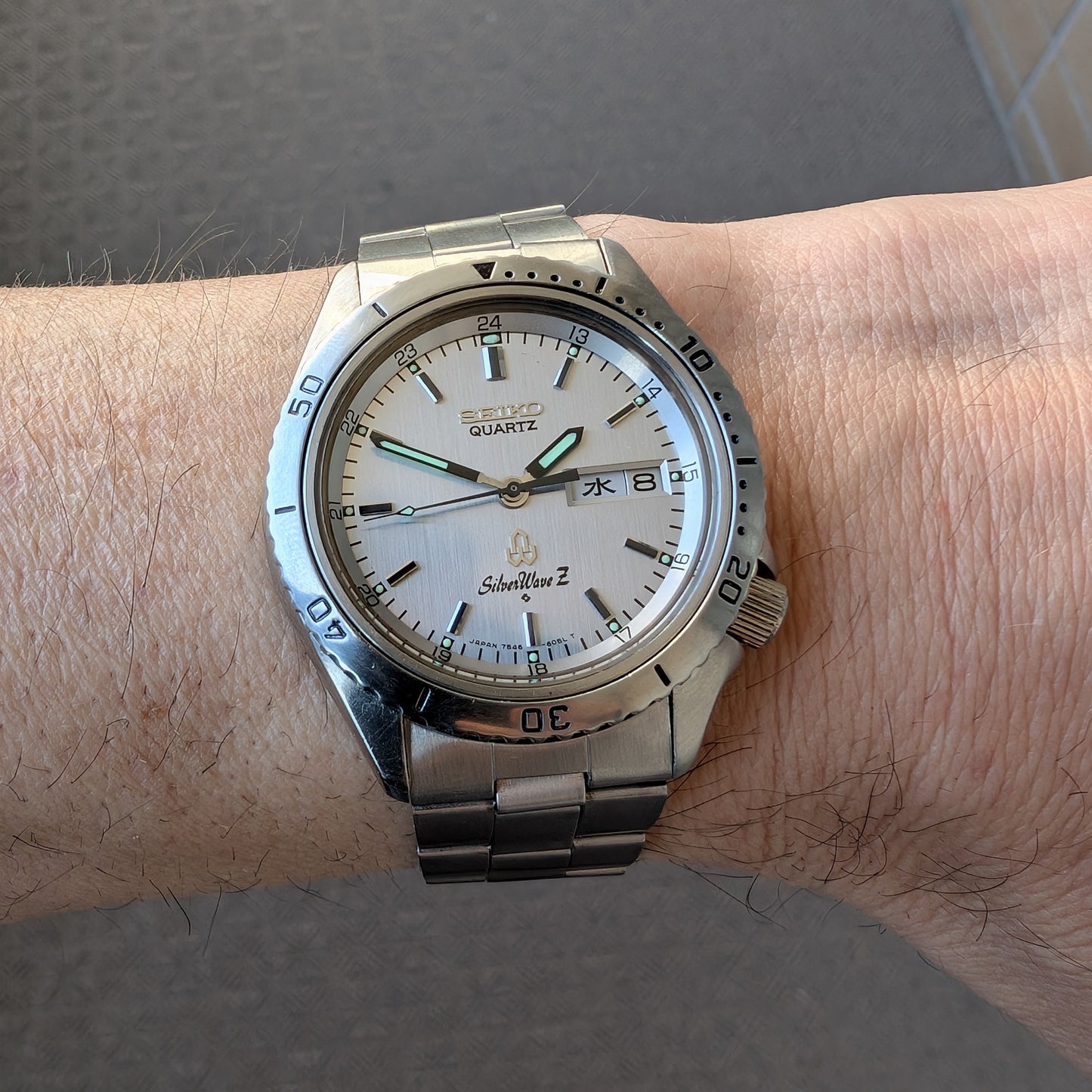 1978 Seiko Quartz SilverWave Z 7546-605A