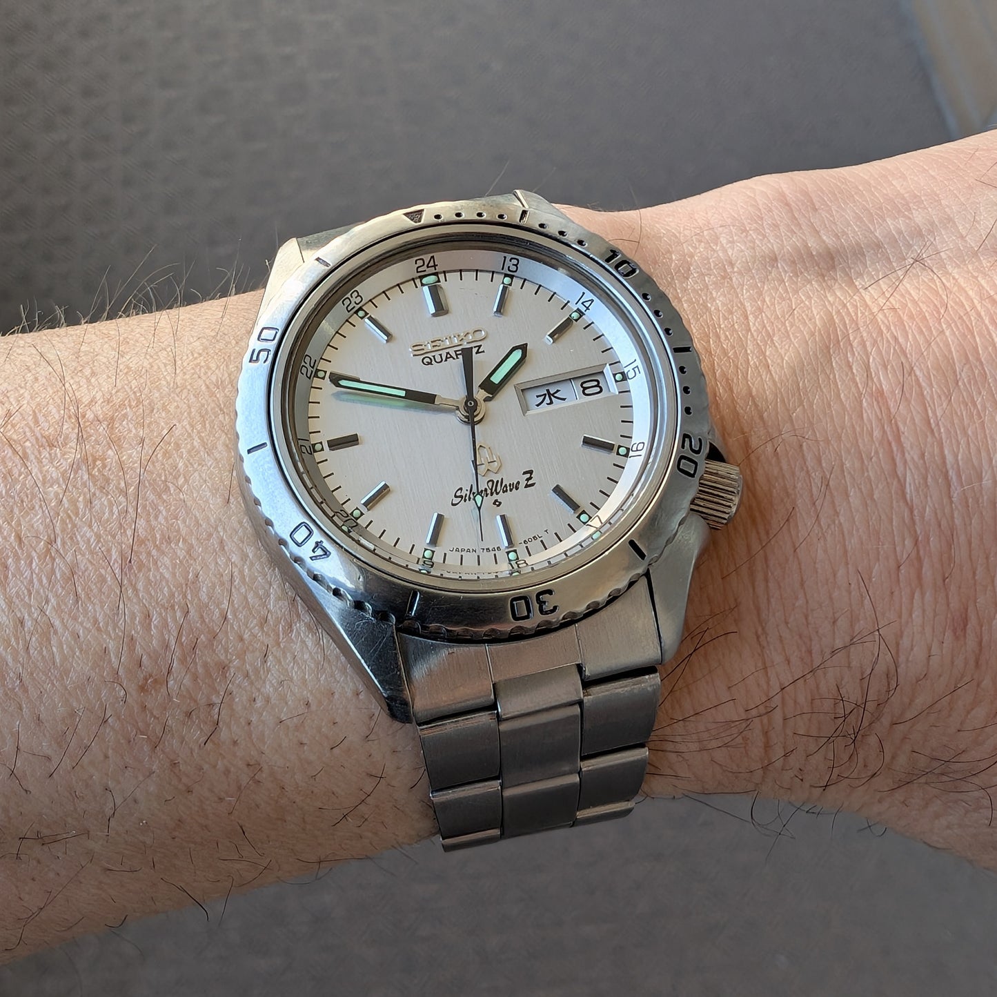 1978 Seiko Quartz SilverWave Z 7546-605A