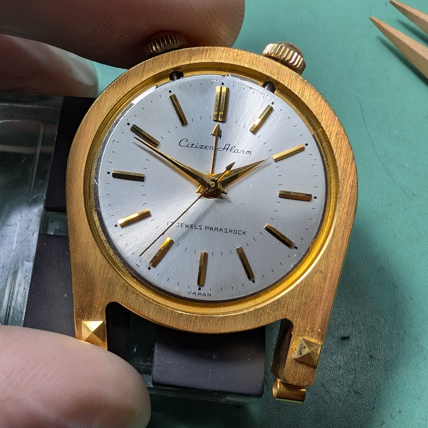 1962 Citizen Alarm Pocket, Table, Travel watch 15712H