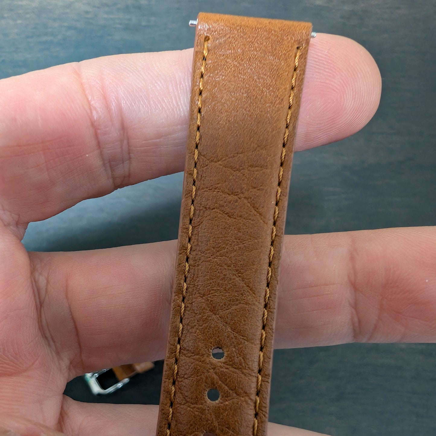 Seiko RS16C18BN , 18mm brown cowhide leather strap