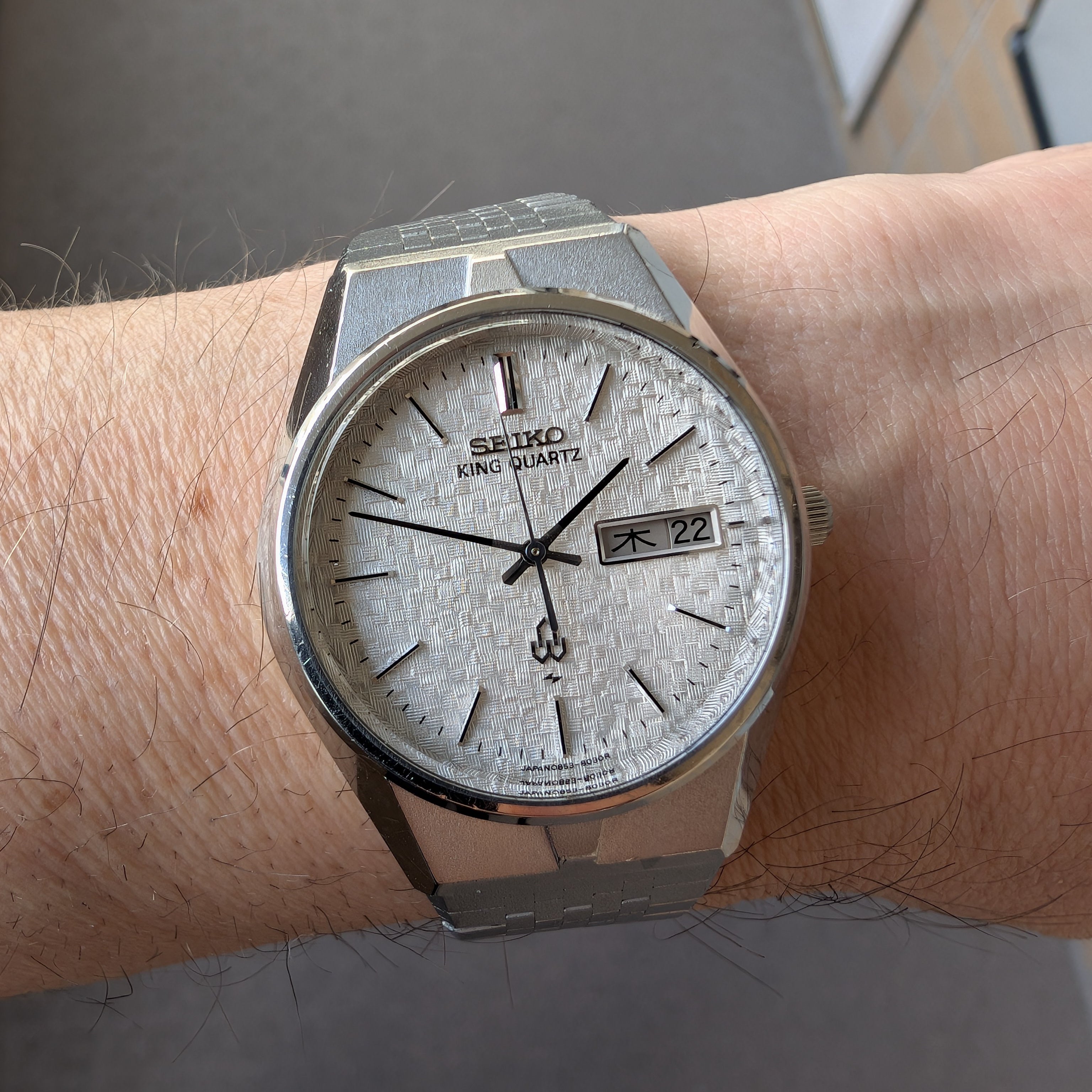 ✨SEIKO✨セイコー✨KING✨クォーツ✨0853-8035✨腕時計✨ 1976 Seiko King Quartz 0853-8035 – TokeiMedic