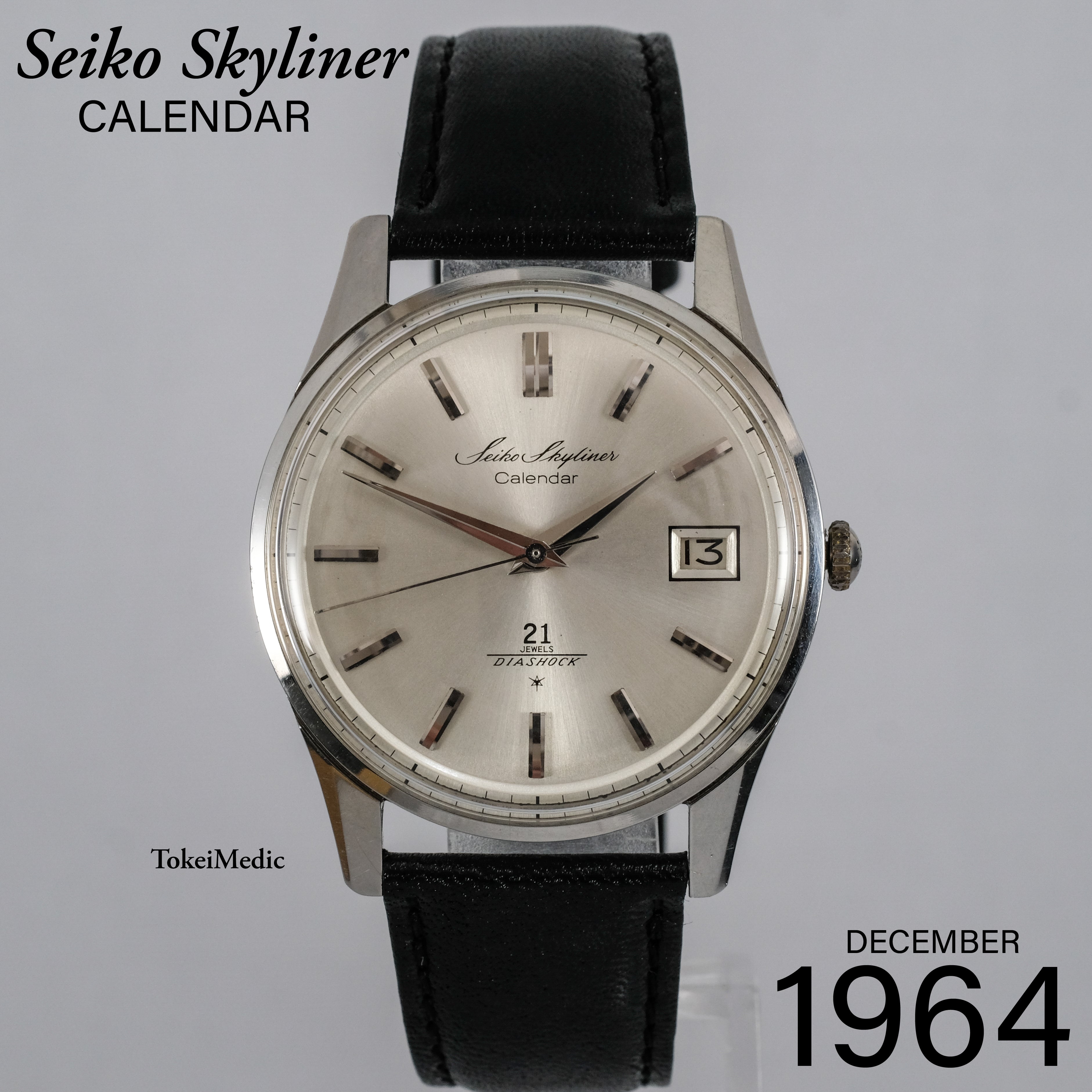 1964 Seiko Skyliner Calendar J15019 – TokeiMedic