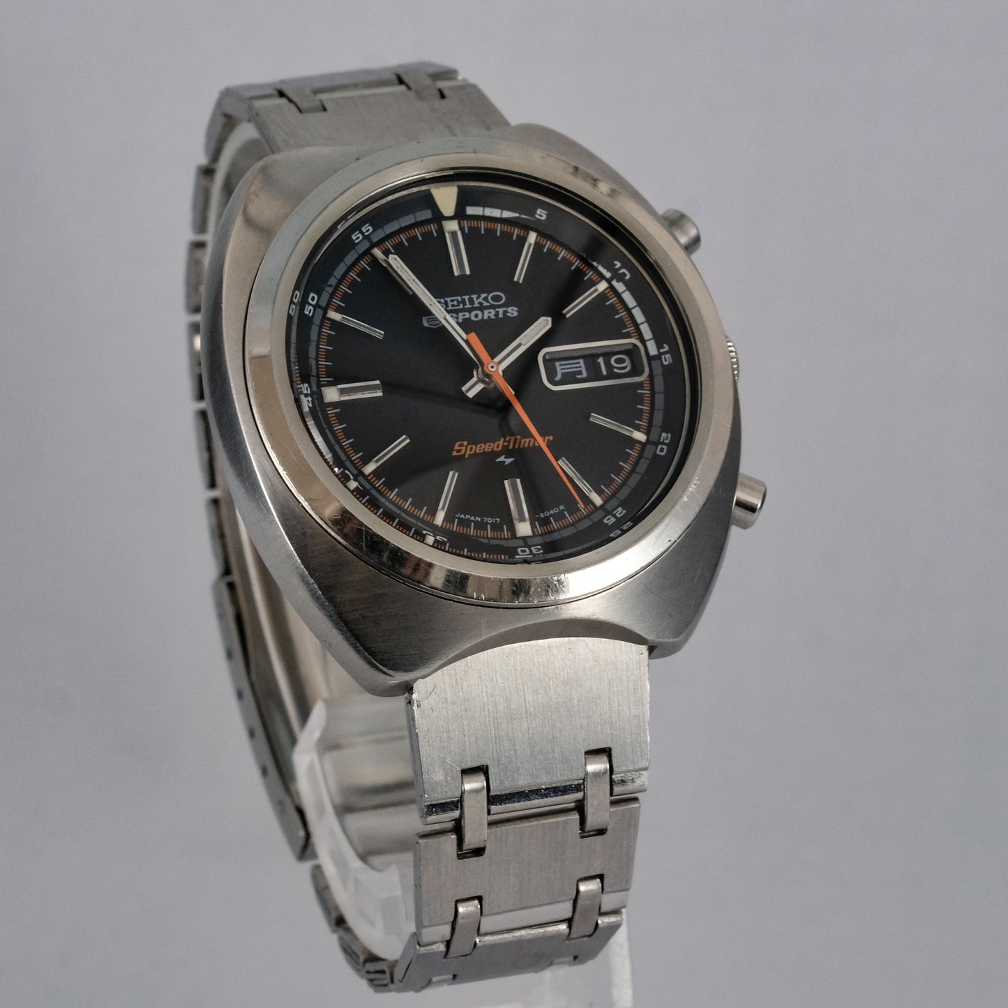 1971 Seiko 5 Sports SpeedTimer Flyback Chronograph 7017-6040