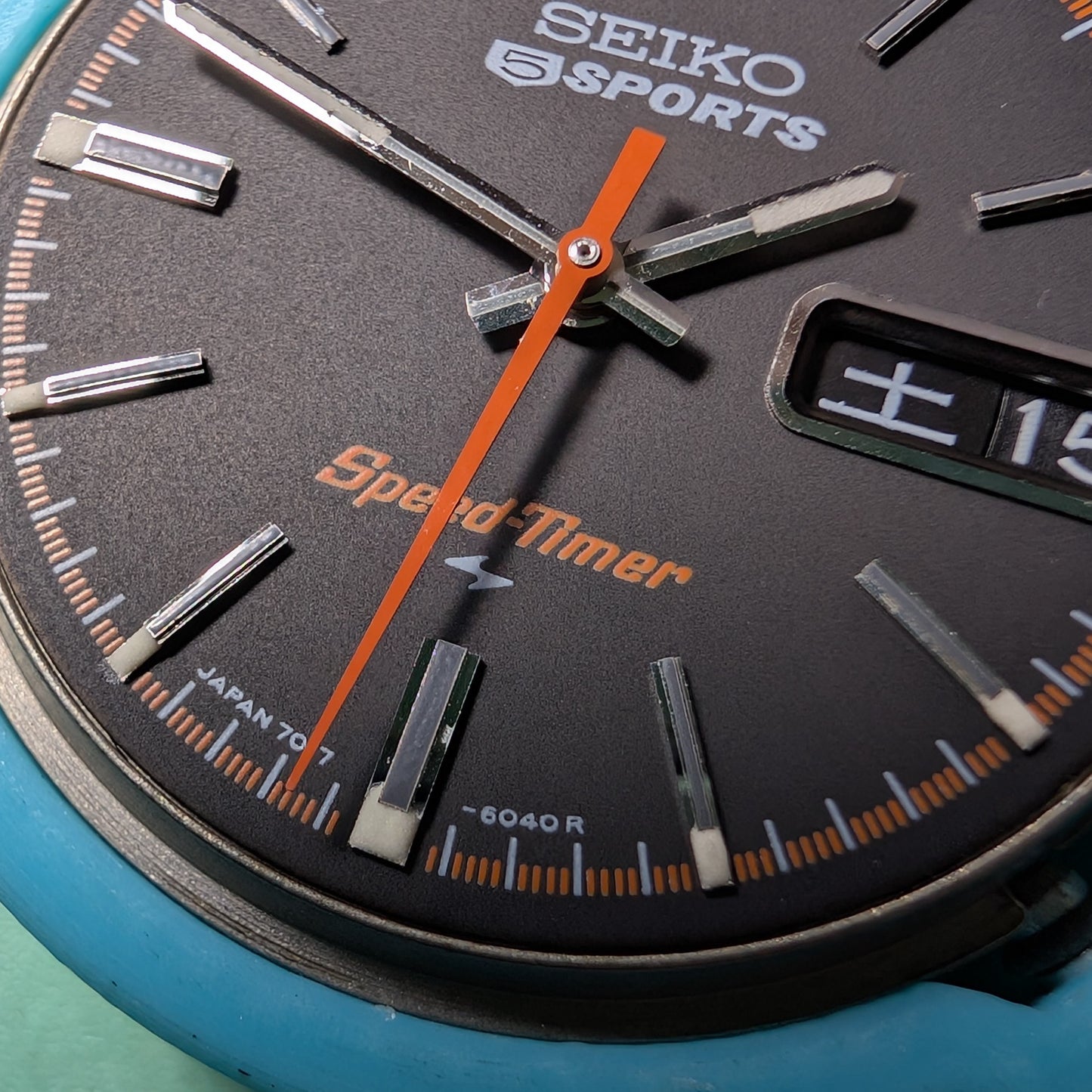 1971 Seiko 5 Sports SpeedTimer Flyback Chronograph 7017-6040