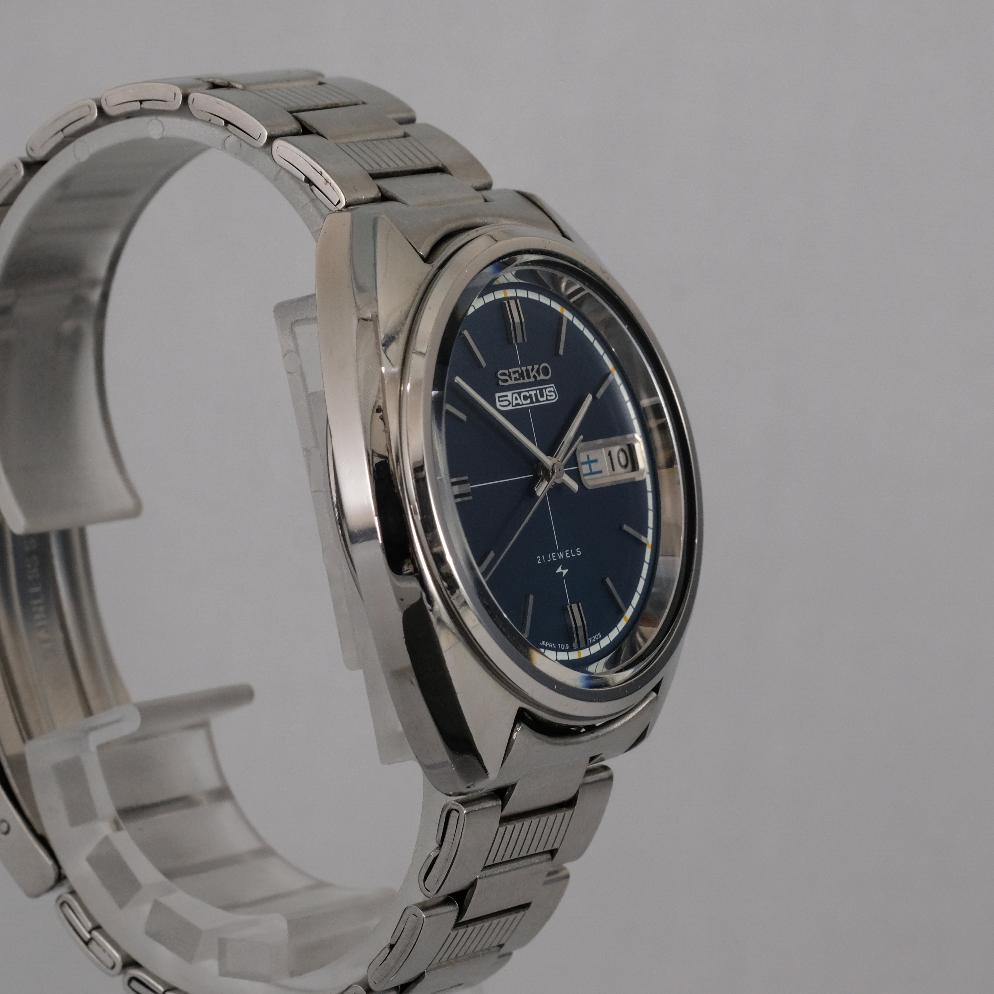 SEIKO●SEIKO5●ACTUS●日差60秒程●7019●当時物メタルベルト 1971 Seiko 5 Actus 7019-7070 – TokeiMedic