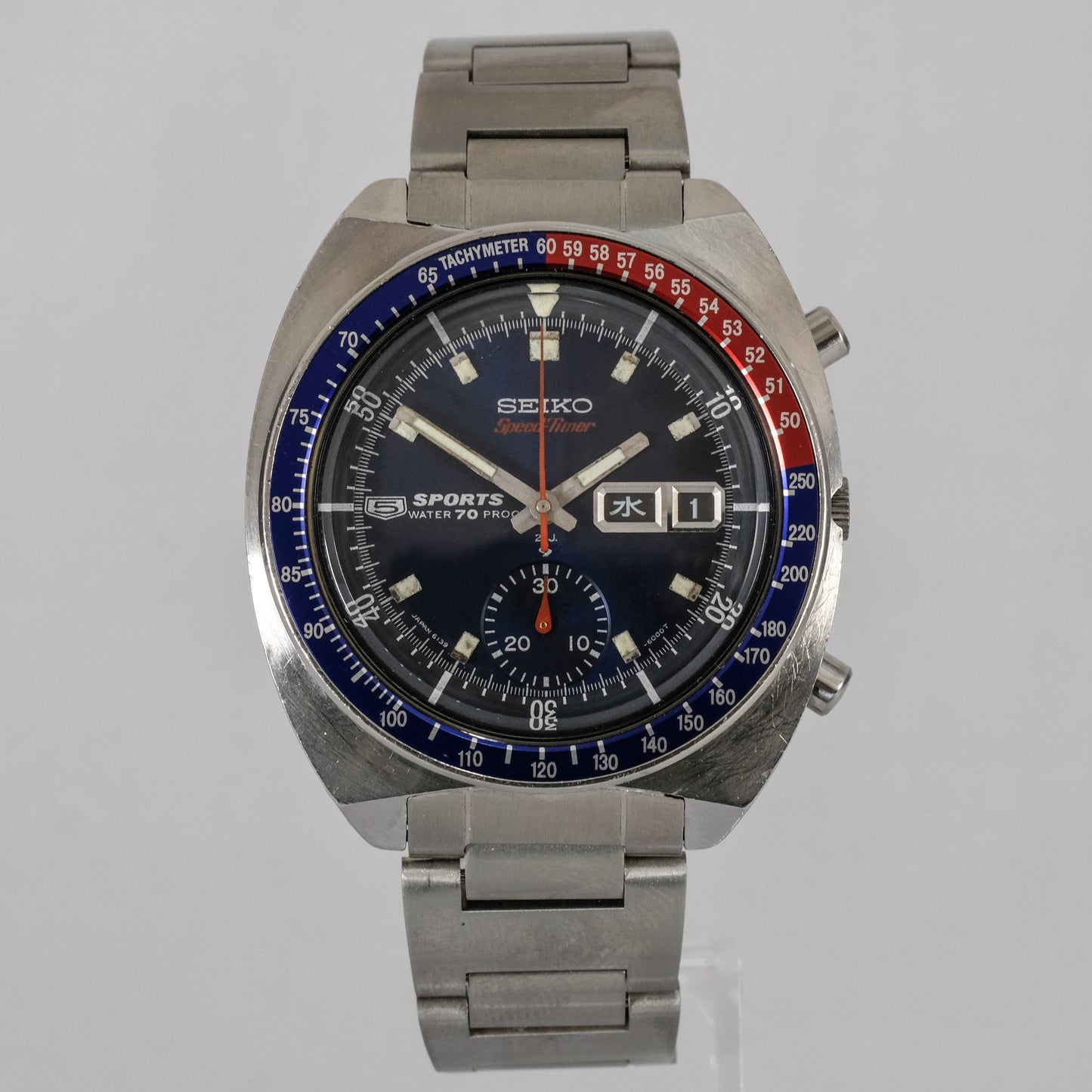1969 Seiko 5 Sports SpeedTimer "Cervet / Pepsi" 6139-6000