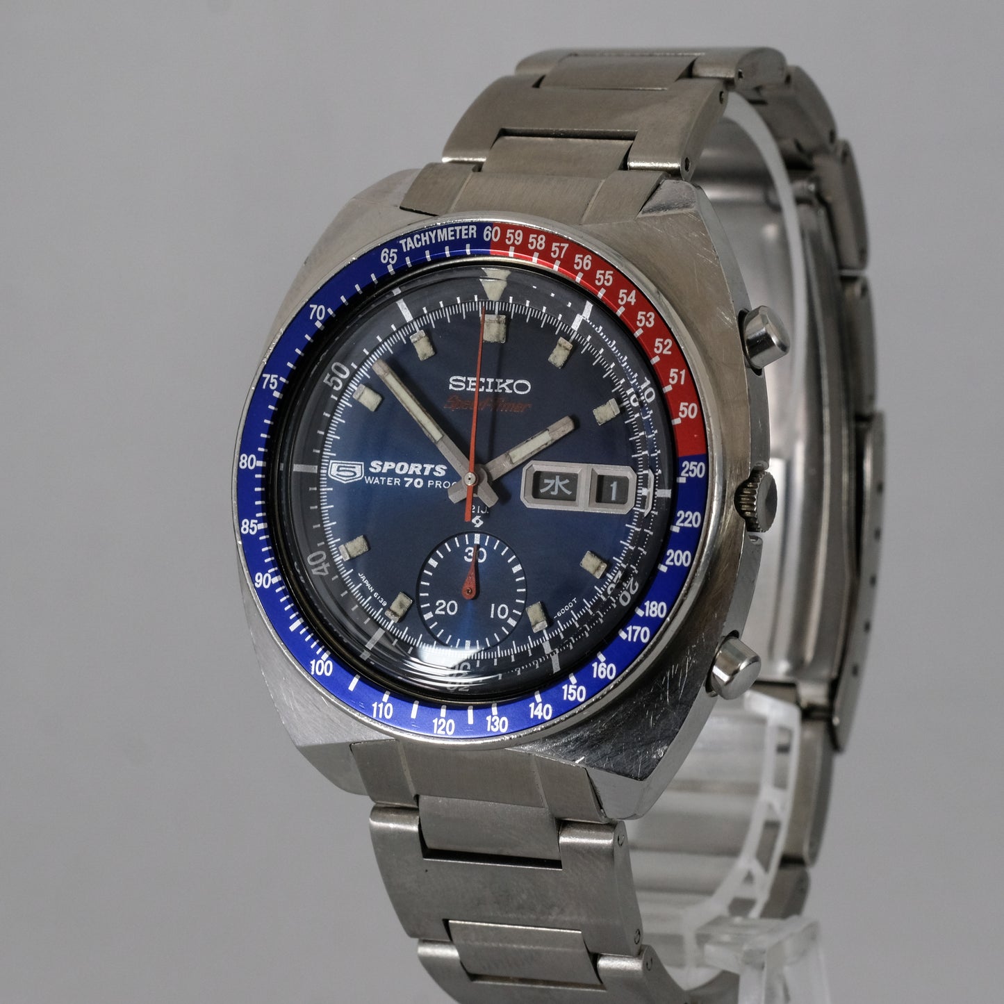 1969 Seiko 5 Sports SpeedTimer "Cervet / Pepsi" 6139-6000
