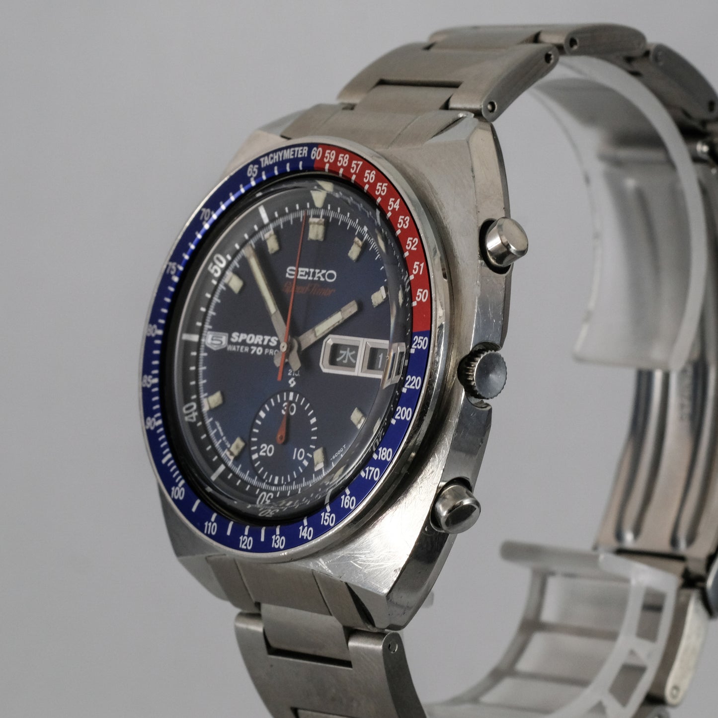 1969 Seiko 5 Sports SpeedTimer "Cervet / Pepsi" 6139-6000
