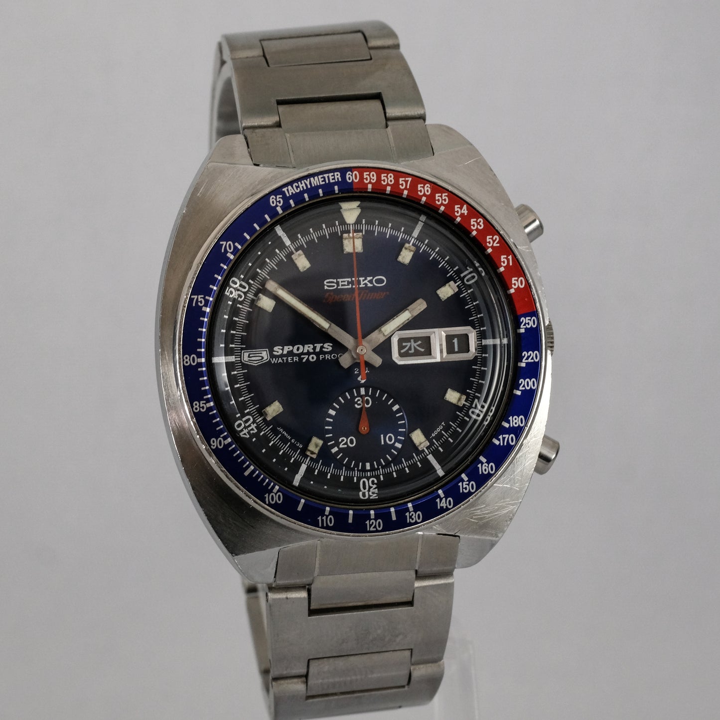 1969 Seiko 5 Sports SpeedTimer "Cervet / Pepsi" 6139-6000