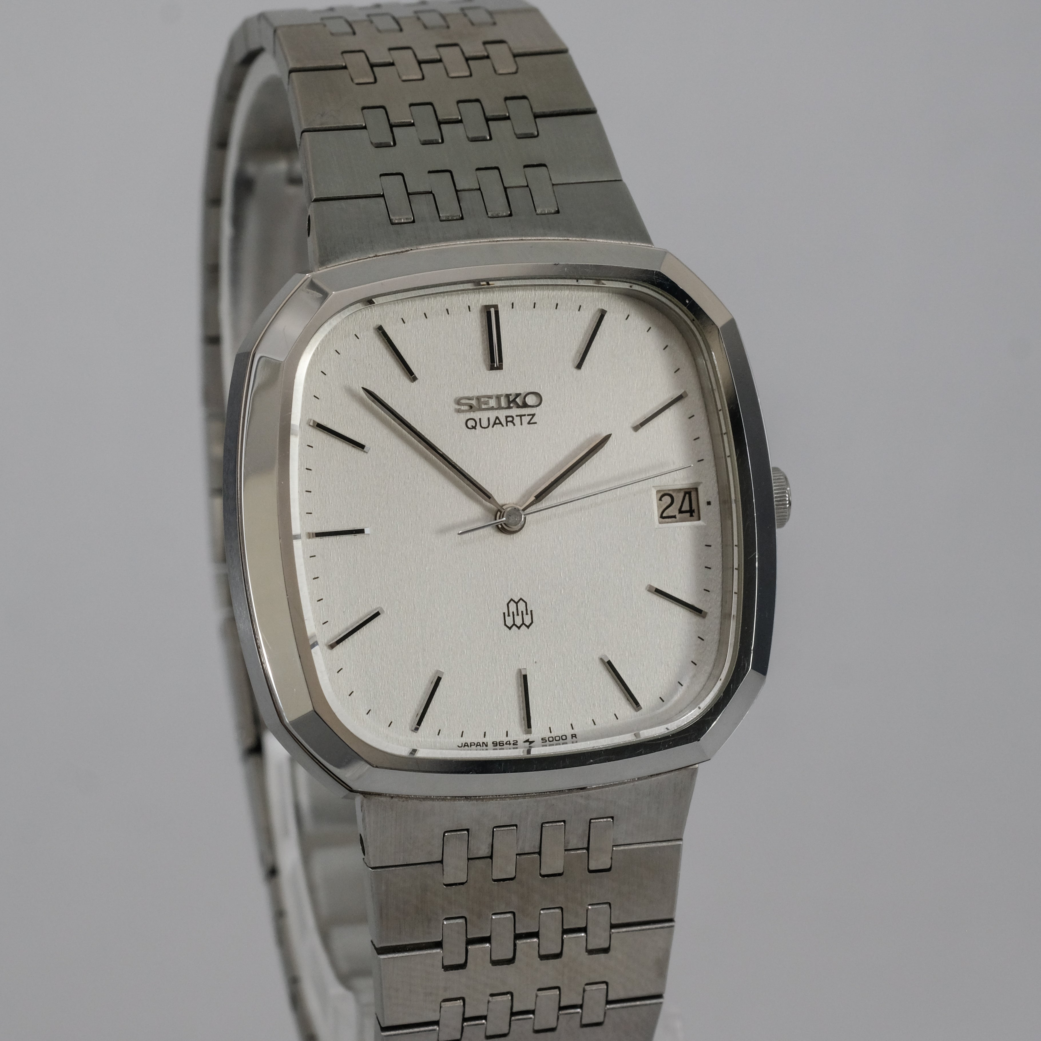 稼働品　SEIKO KING QUARTZ 9642-8010 11-7390 Vintage SEIKO KING QUARTZ 9642-8000 Twin Quartz Wrist Watch Japan
