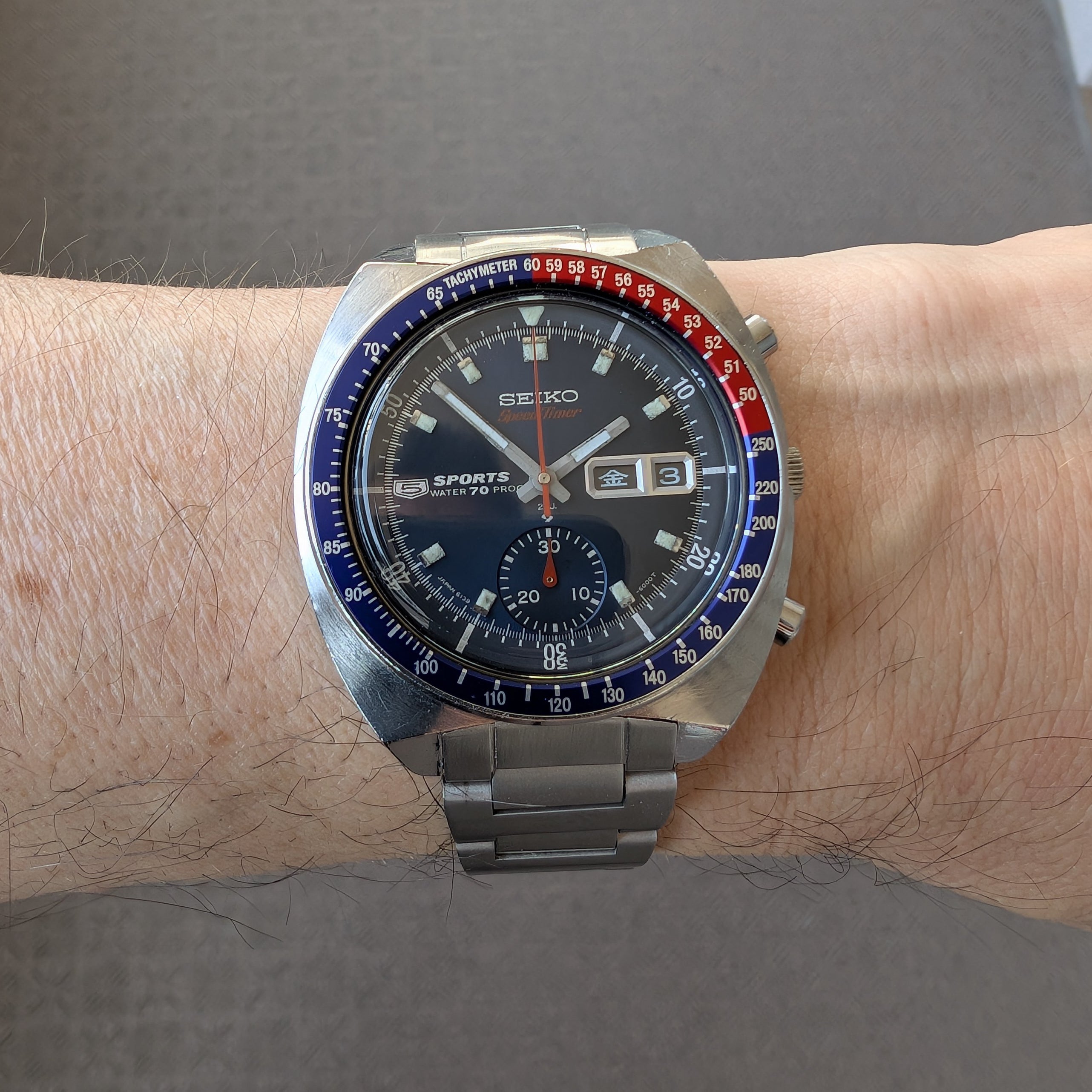 1969 Seiko 5 Sports SpeedTimer 