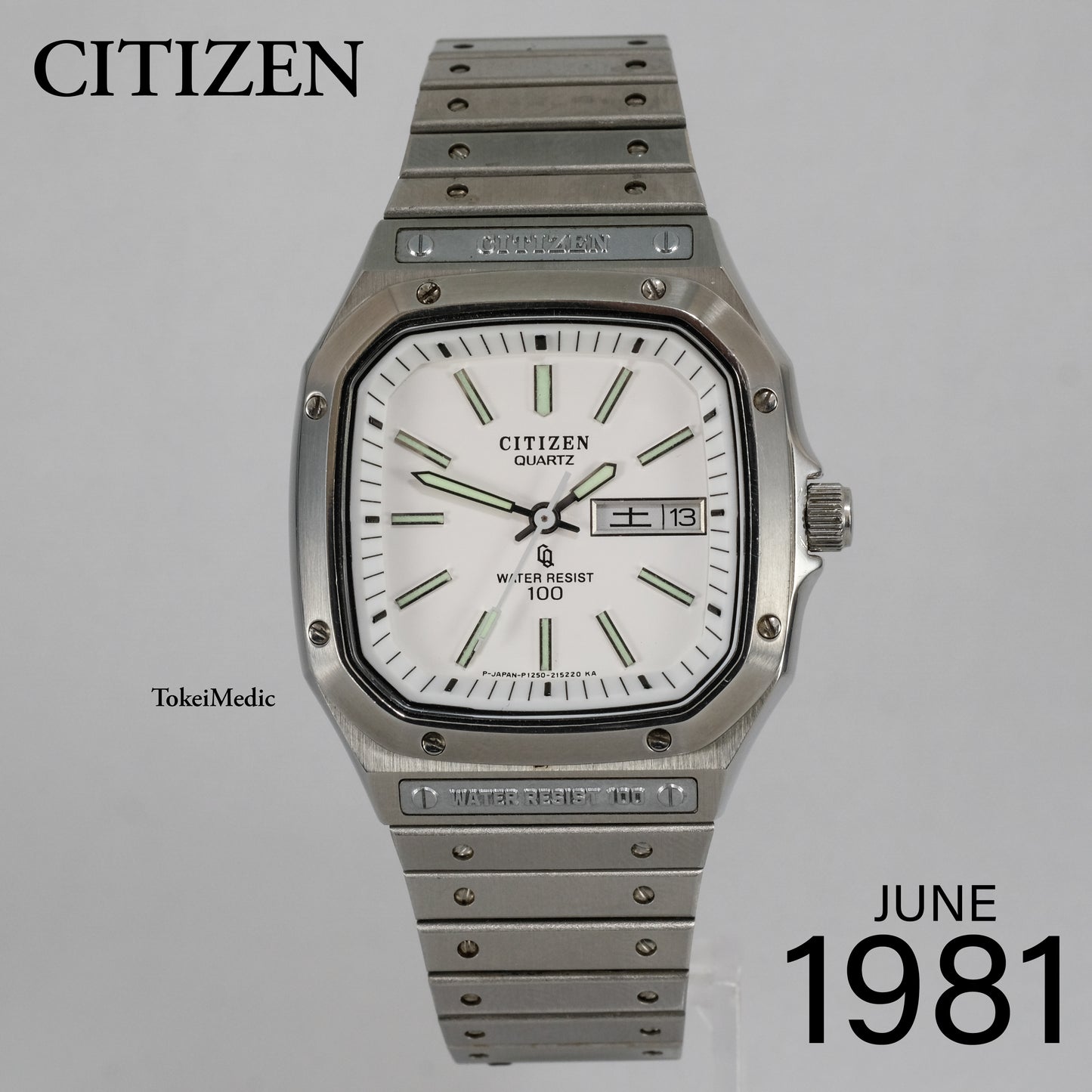 1981 Citizen Crystron Quartz 4-213700ta