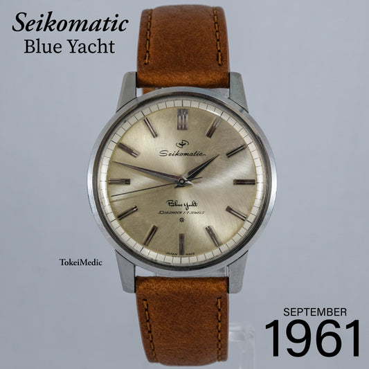 1961 Seikomatic Blue Yacht J13034E