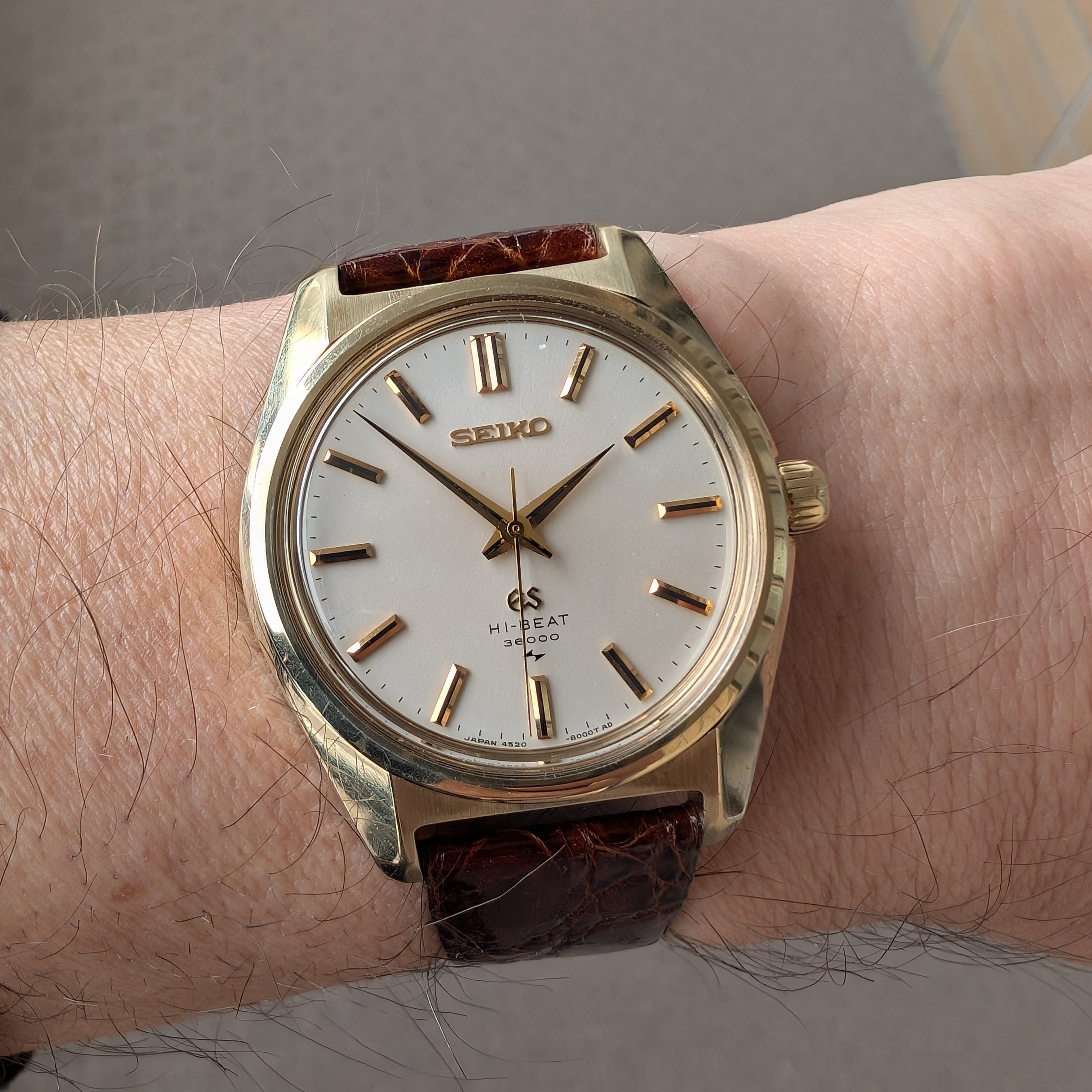 1968 Seiko GS 4520-8000 Cap Gold – TokeiMedic