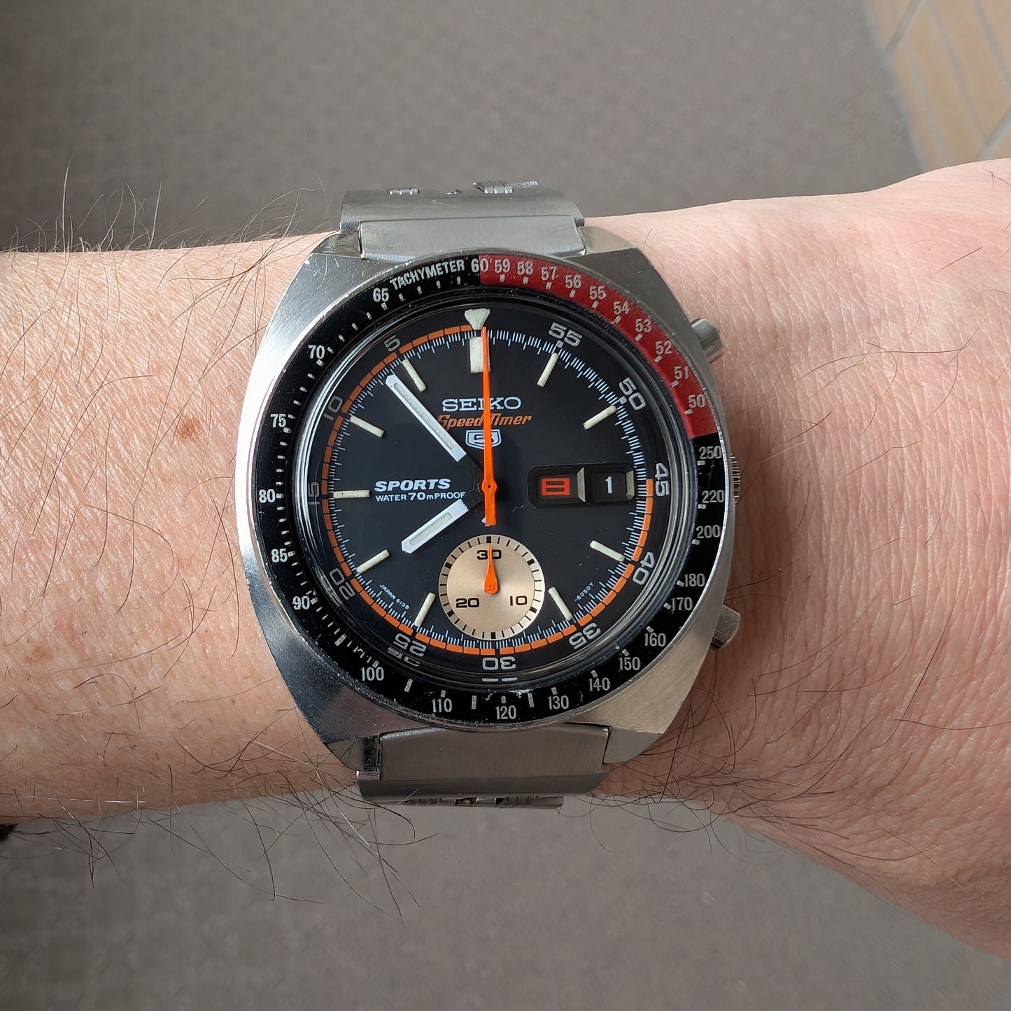 1970 Seiko 5 Sports SpeedTimer "Coke" 6139-6030
