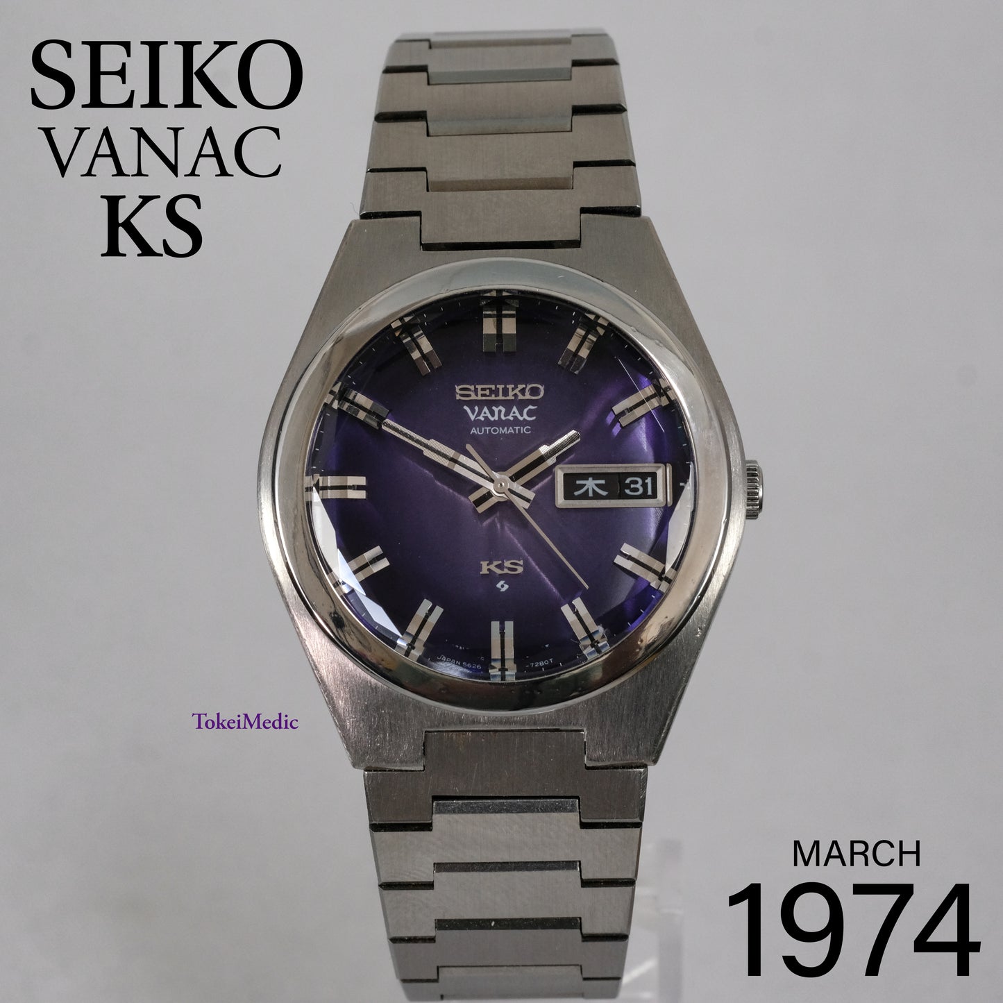 1974 Seiko Vanac KS 5626-7250