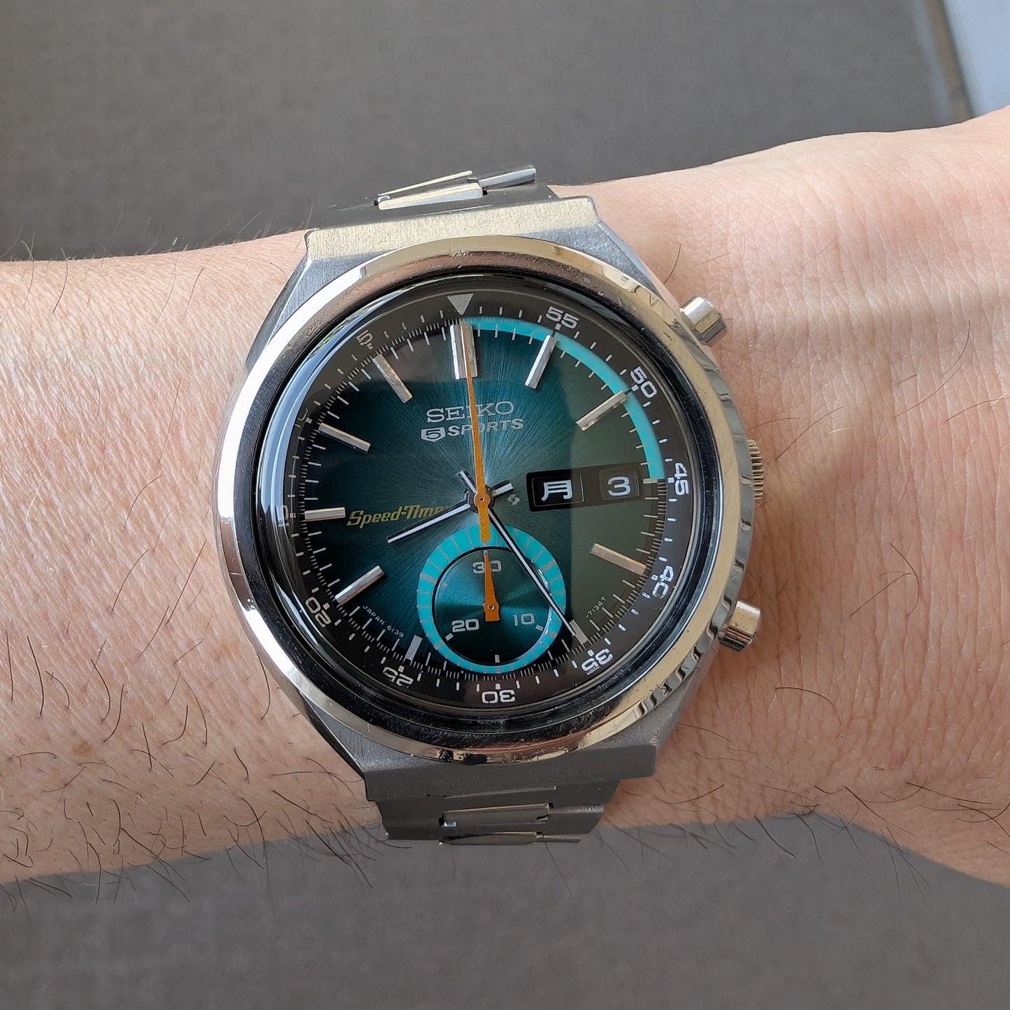 1975 Seiko 5 Sports SpeedTimer 6139-7060